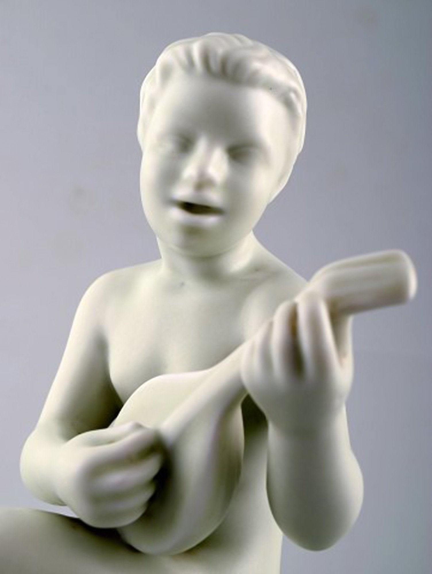 Harald Salomon for Rörstrand, blanc de chine / white glazed figure. - 4
