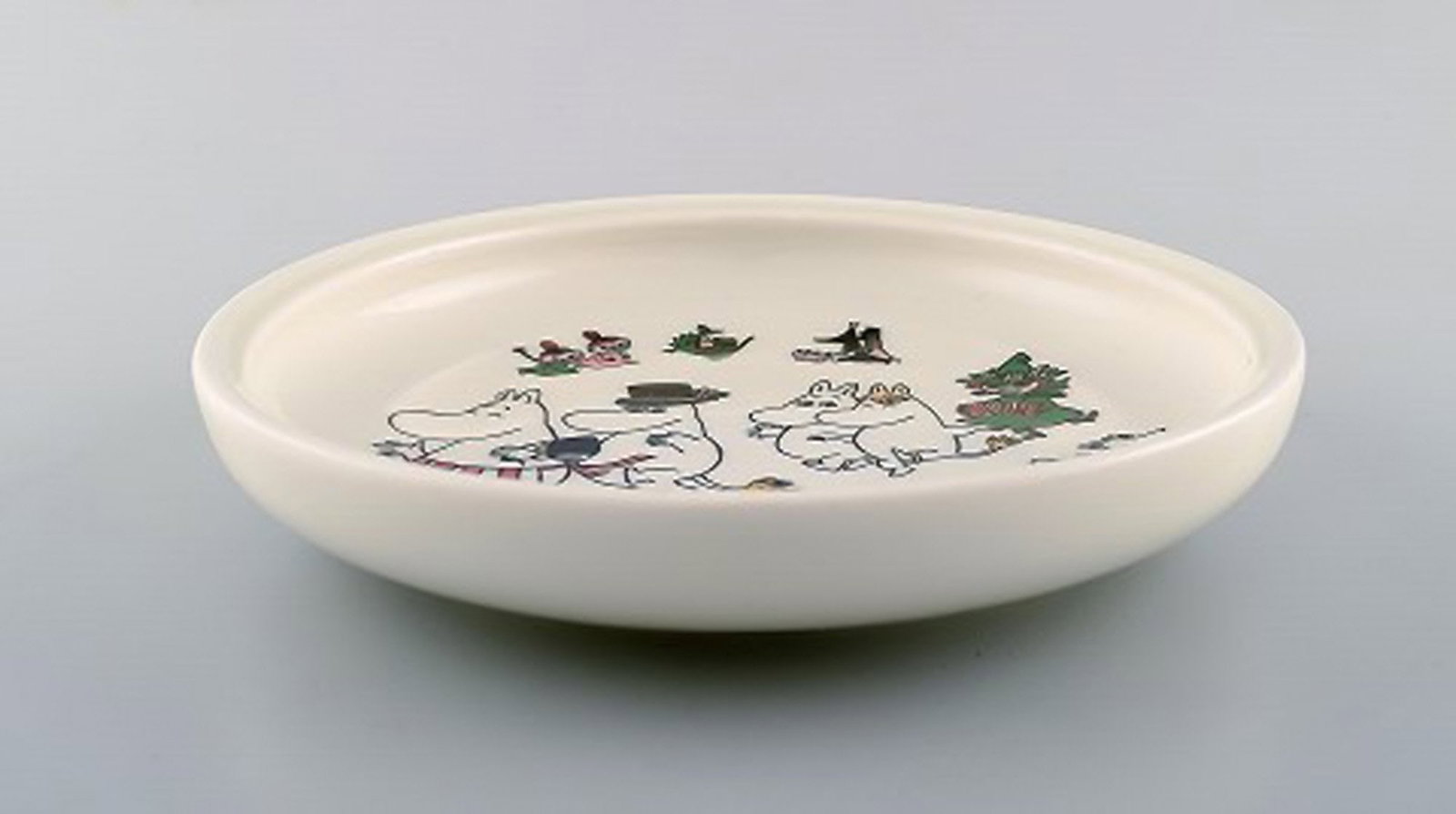 Arabia, Finland. Porcelain plate with motif from "Moomin". - 3