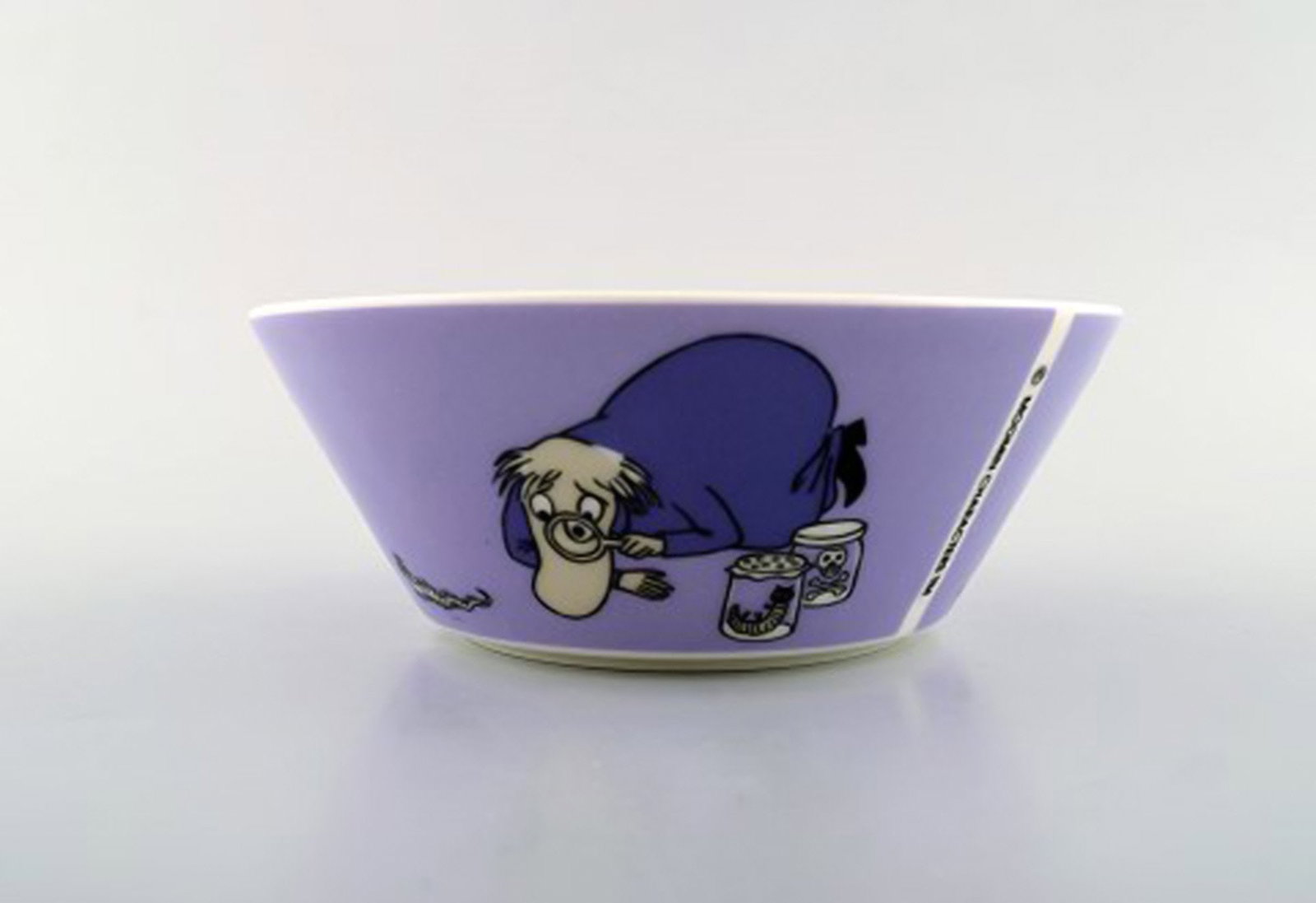 Arabia, Finland. Three porcelain bowls with motifs from "Moomin". Late 20th century. - 3