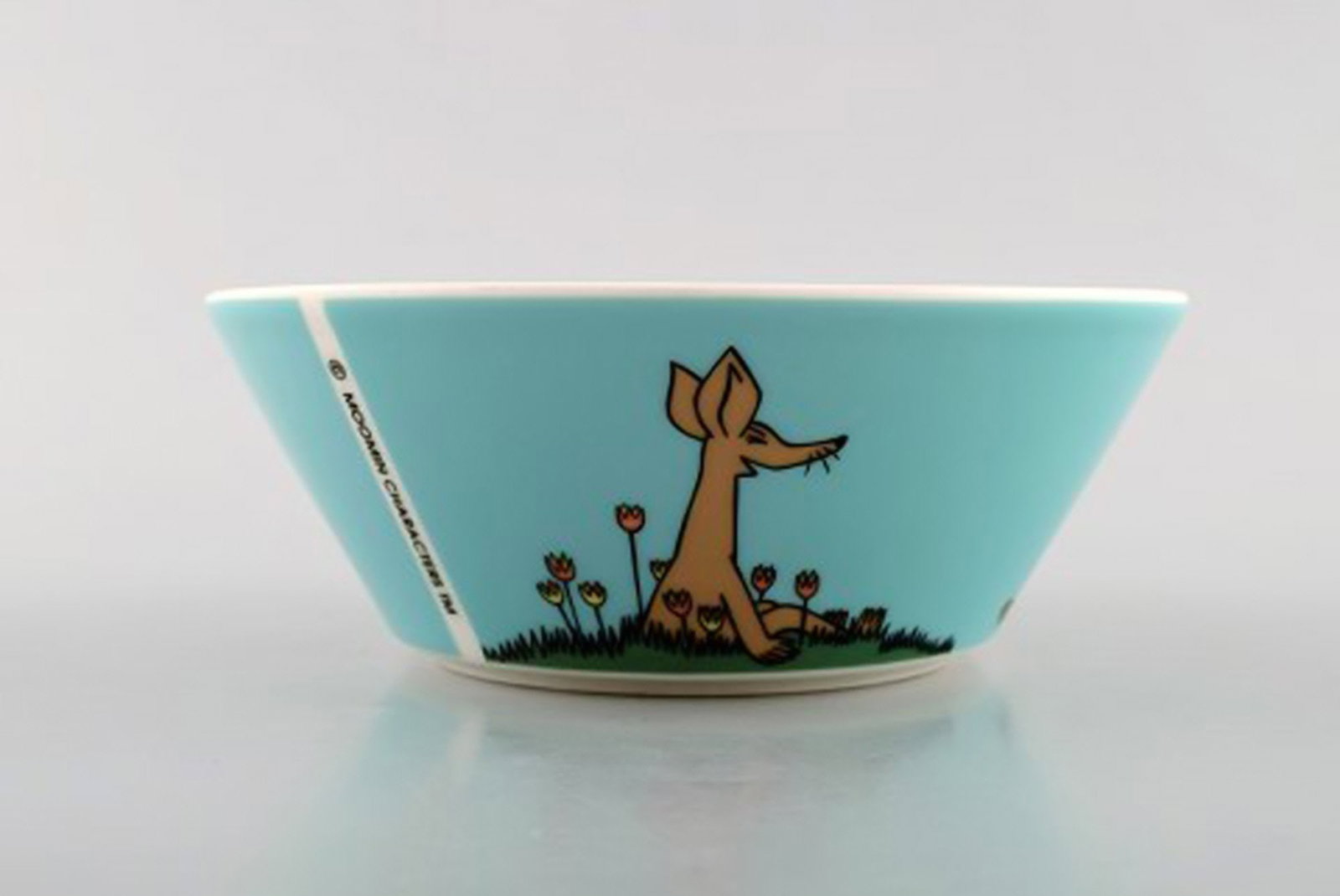 Arabia, Finland. Three porcelain bowls with motifs from "Moomin". Late 20th century. - 4