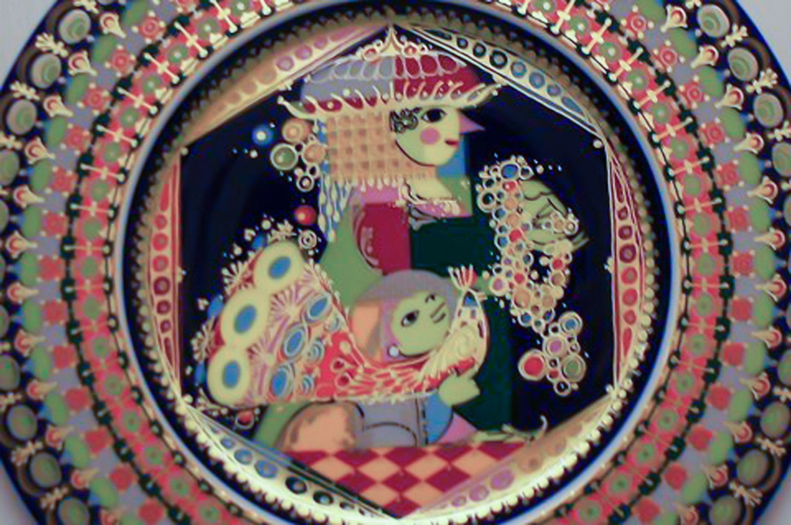 Rosenthal Wiinblad Christmas plate from 1973. - 2
