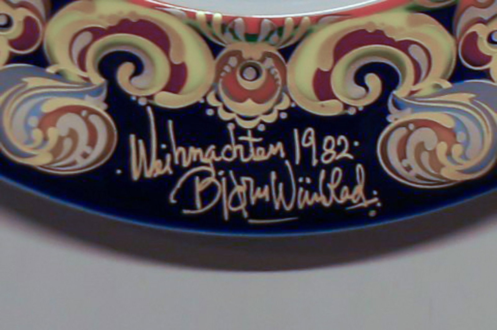 Rosenthal Wiinblad Christmas plate from 1982. - 3