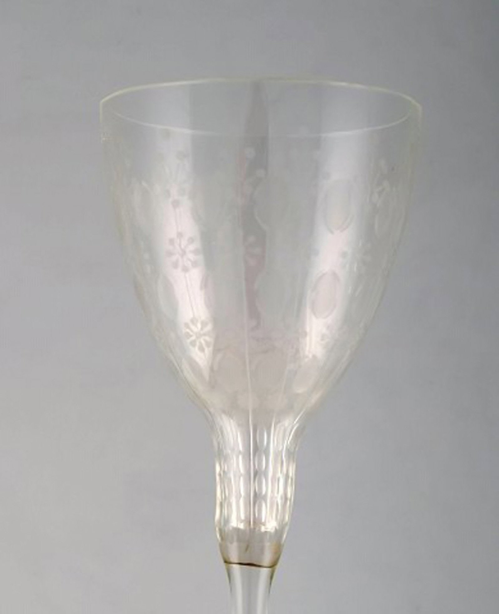 Bjørn Wiinblad for Rosenthal, very large and rare "Romanze" champagne tower. 3 glasses in one. - 5
