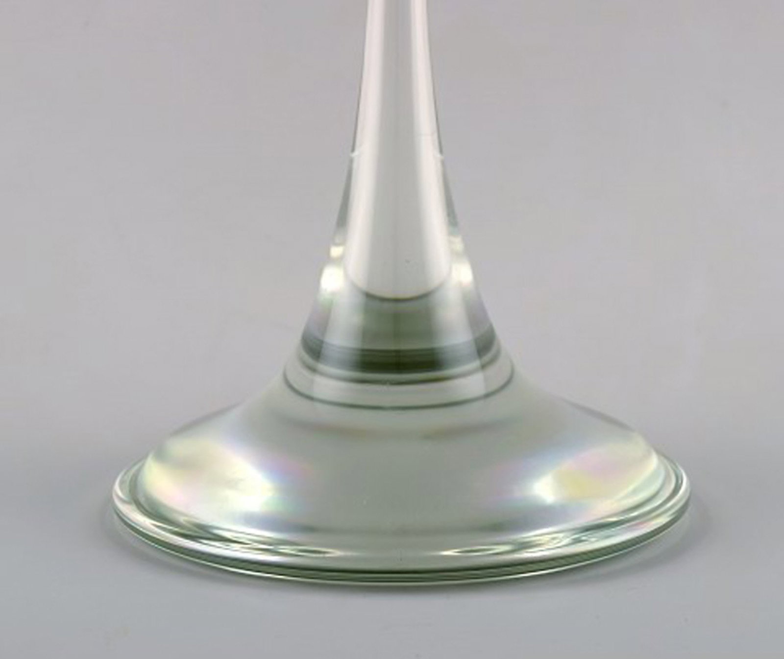 Bjørn Wiinblad for Rosenthal, very large and rare "Romanze" champagne tower. 3 glasses in one. - 6