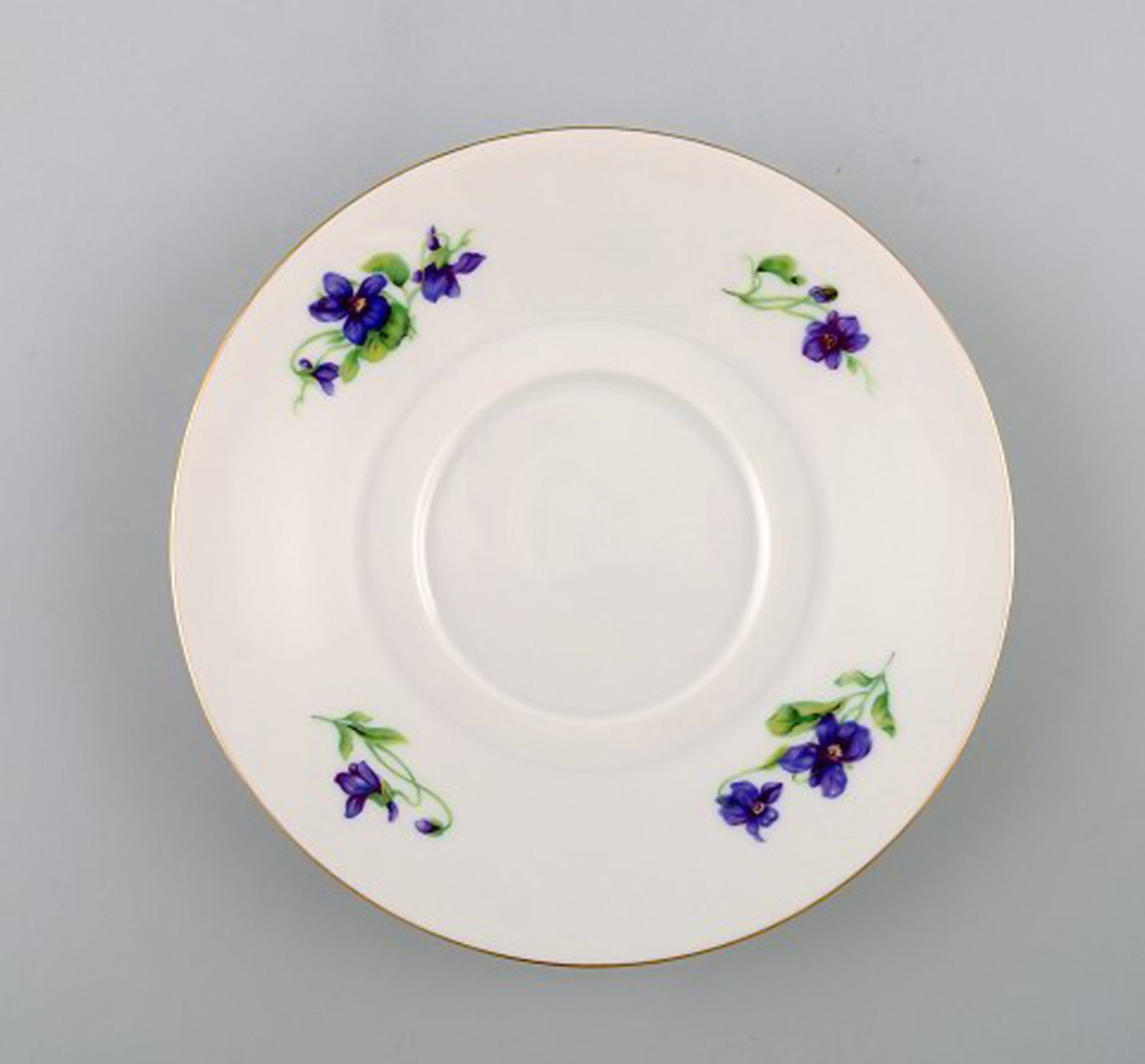 Hand painted Rosenthal porcelain coffee service. Complete for 10 people with accompanying plates. - 3