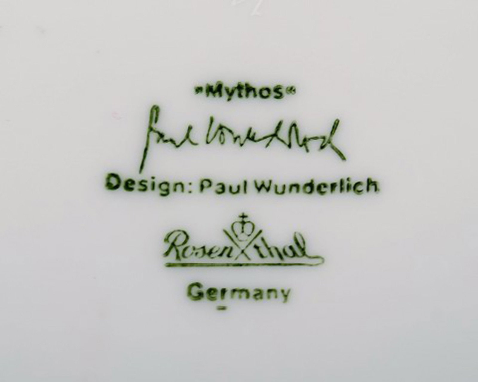Paul Wunderlich for Rosenthal. Large "Mythos" porcelain tureen. 1980 / 90's. - 7