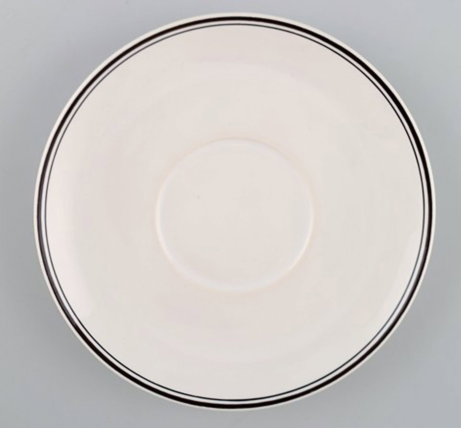 Villeroy & Boch Naif coffee service in porcelain. A set of 10 large cups with saucers decorated with - 6