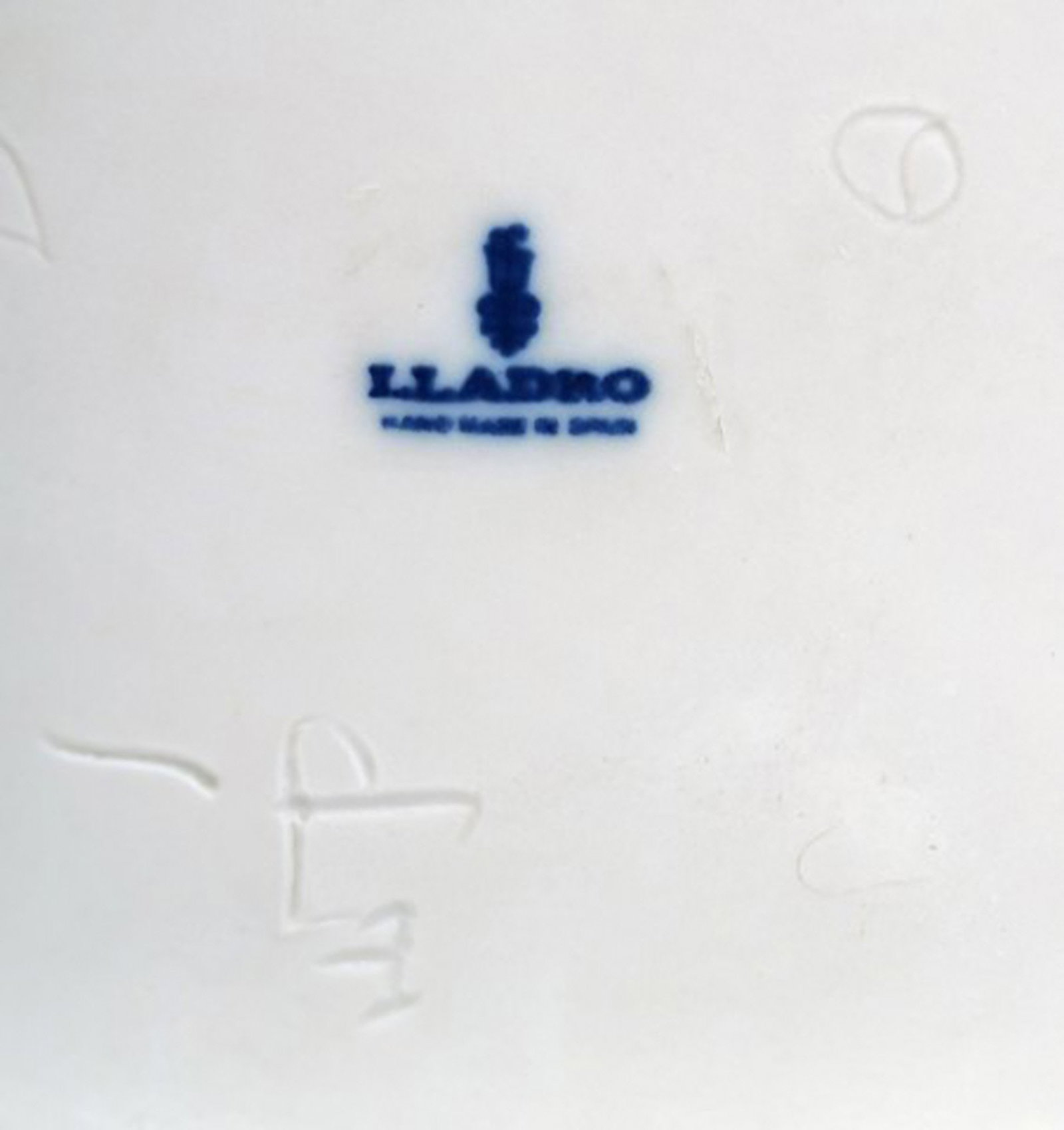 Lladro, Spain. Large vase with peacoks in glazed porcelain. 20th century. - 5