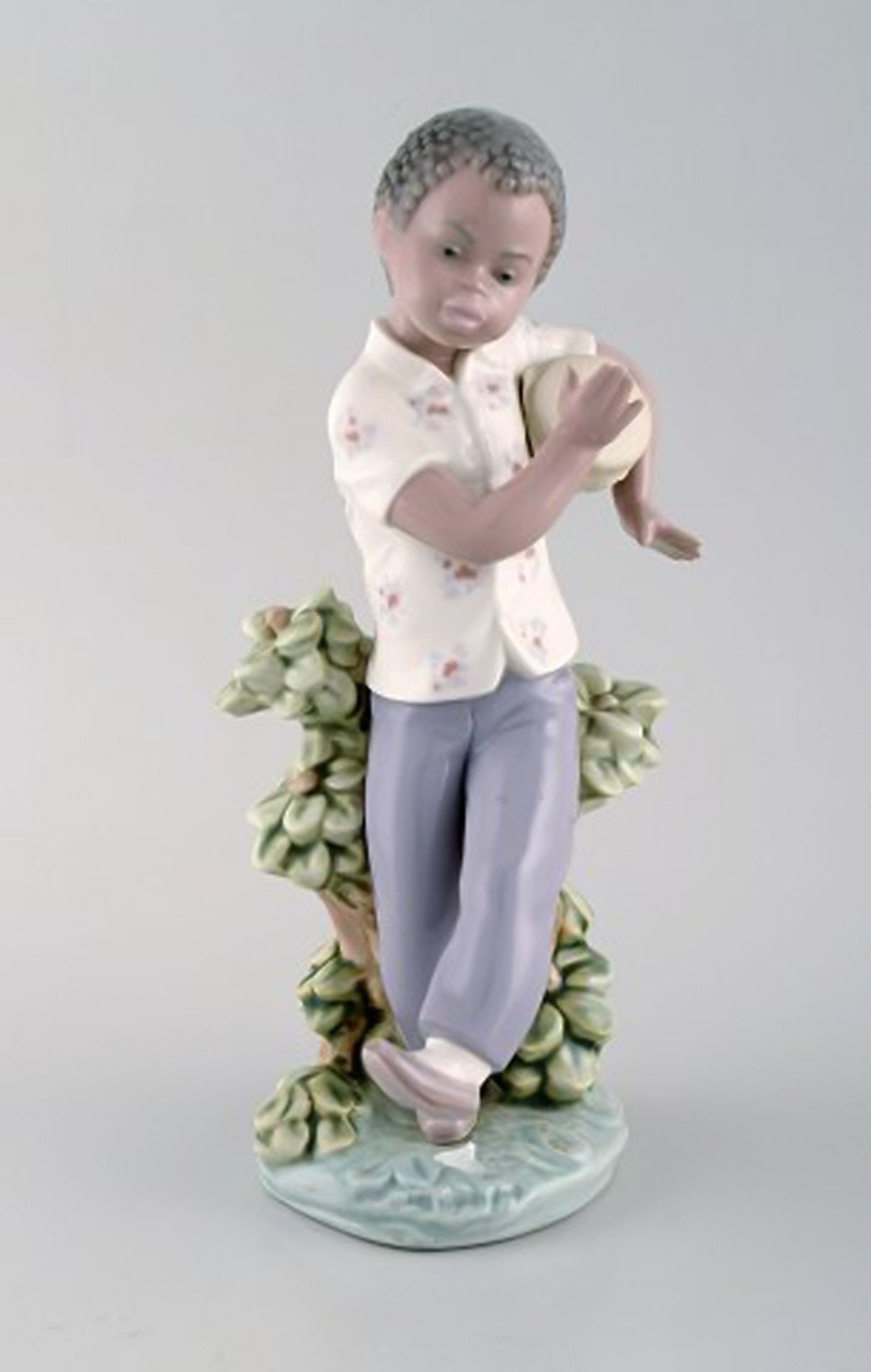 Lladro, Spain. Four porcelain figurines. Children with instruments. 1980's. - 4