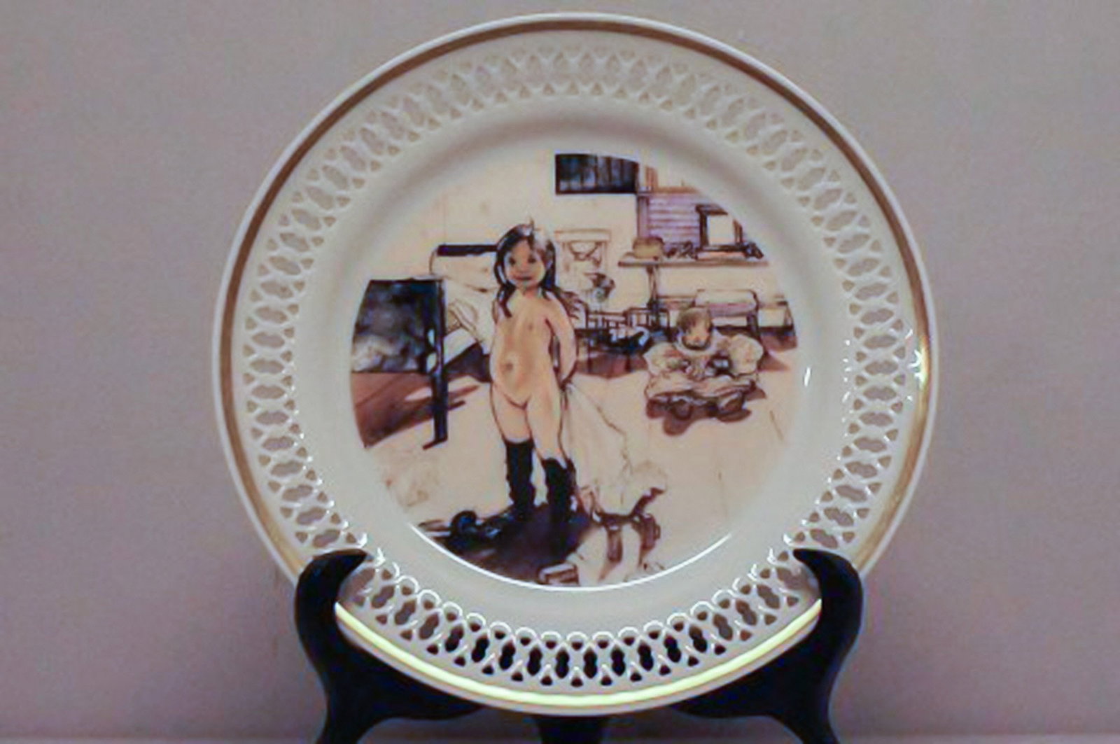 15 p. B & G coffee service. Designs after Carl Larsson's famous paintings. - 7