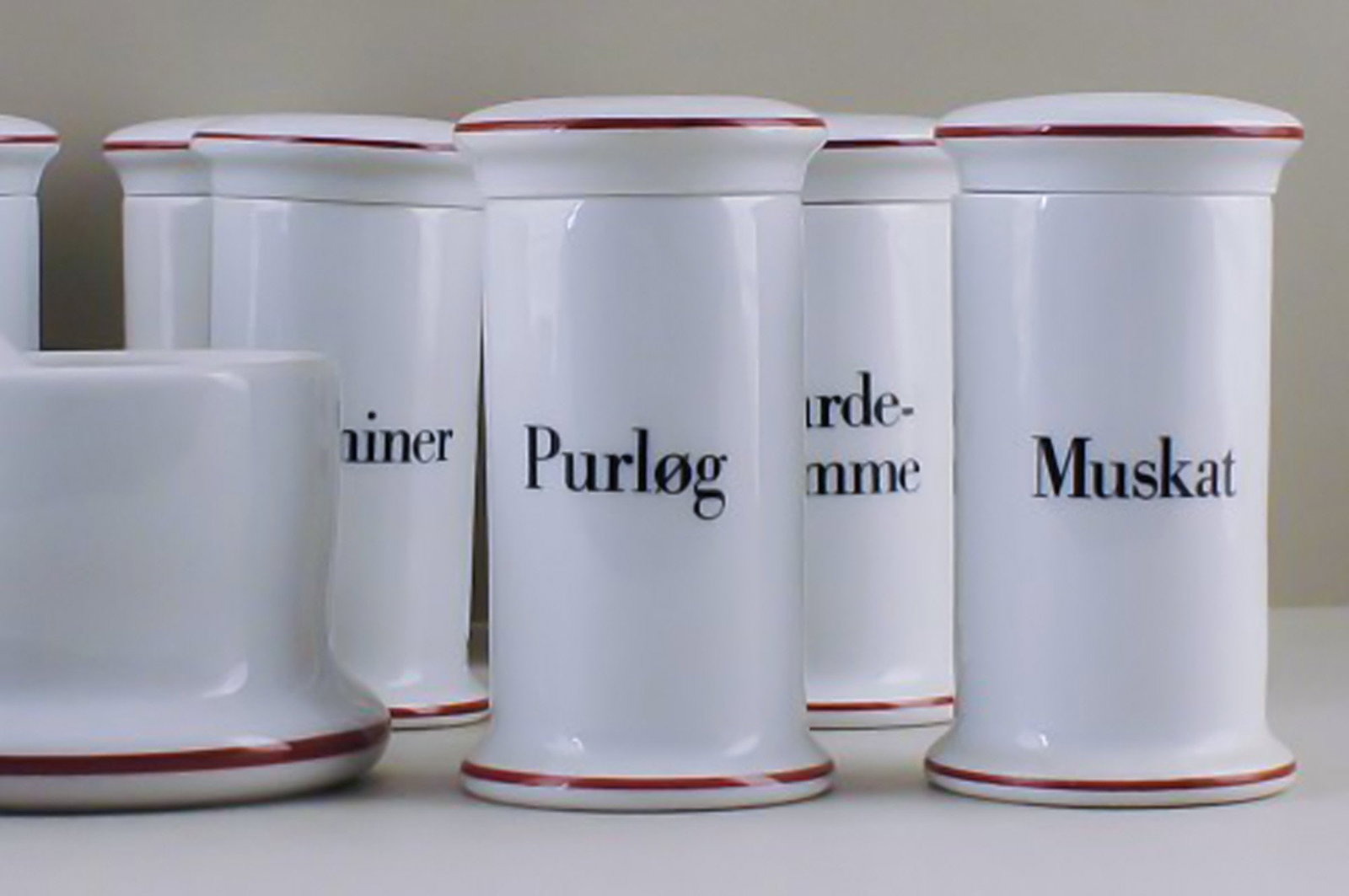 12 pieces. B&G (Bing & Grondahl) spice set. - 3
