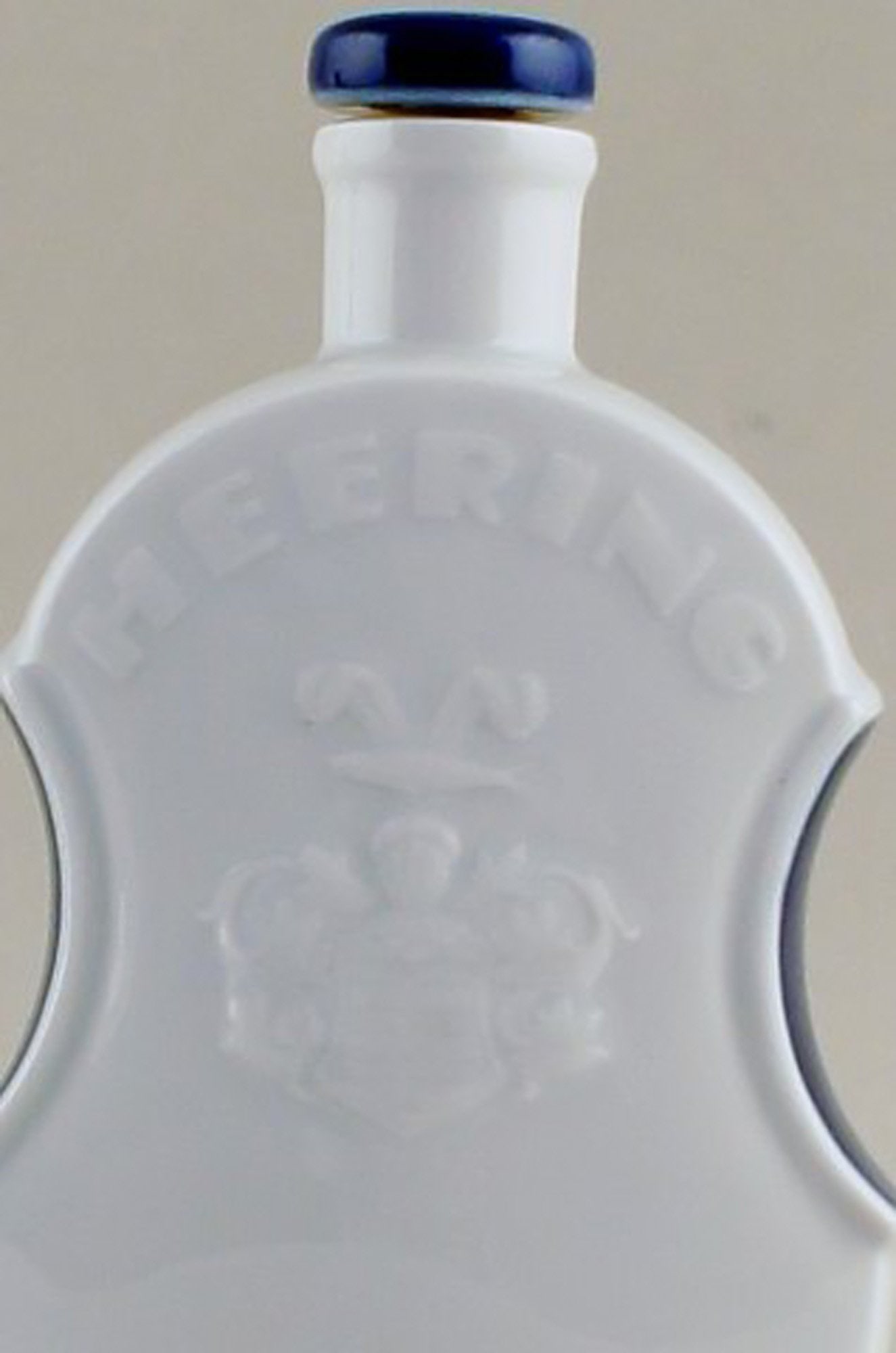 2 B&G (Bing & Grondahl) and Royal Copenhagen "Heering" liquor jugs with stopper. - 4