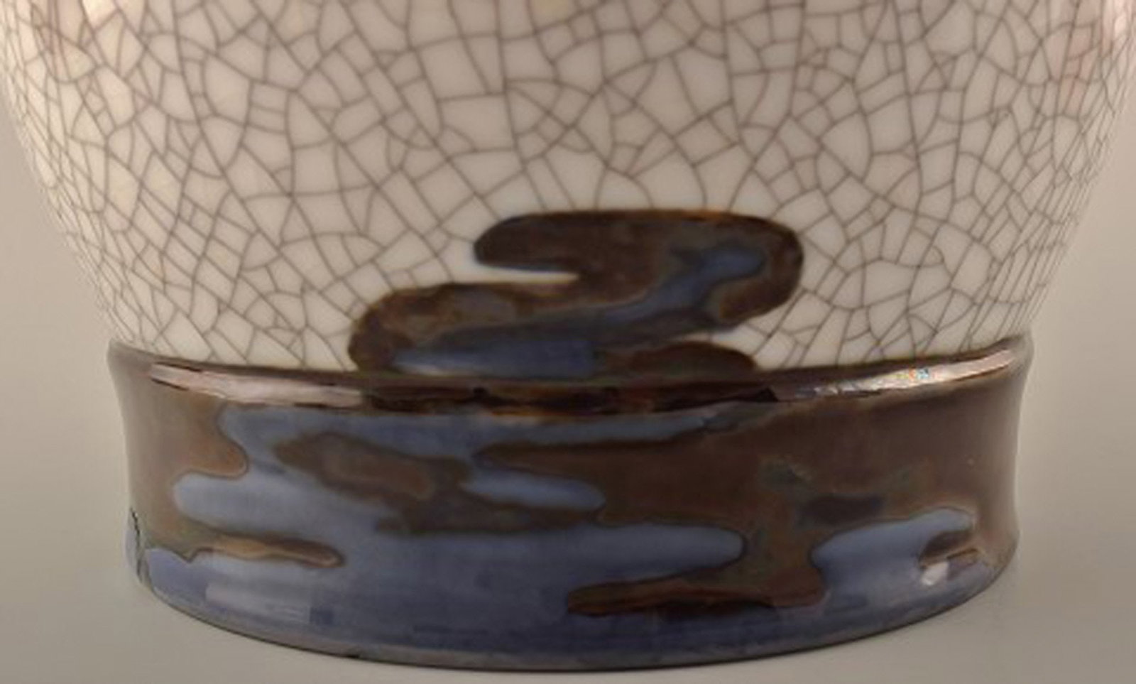 Unique Effie Hegermann-Lindencrone: Vase porcelain, B& G Bing & Grondahl. - 5