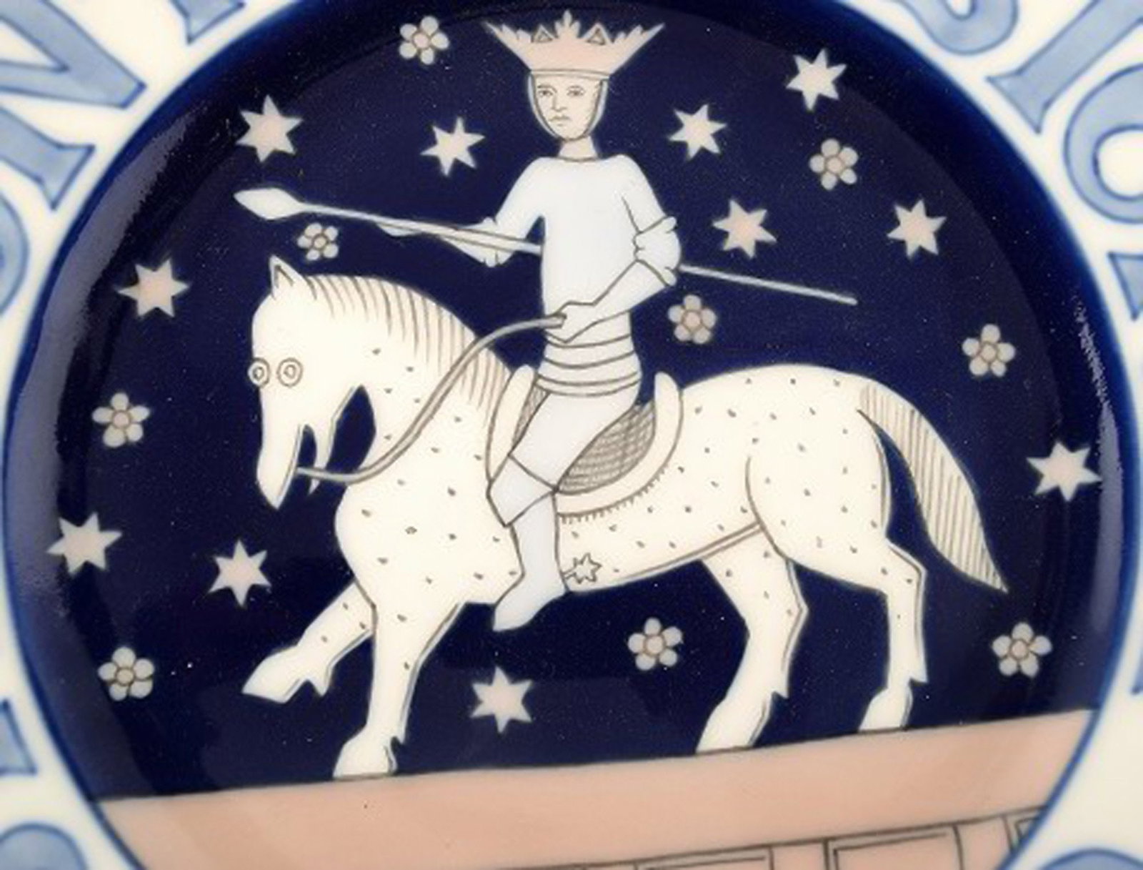 Rare B&G, Bing & Grondahl commemorative / jubilee plate. "Holstebro" - 2
