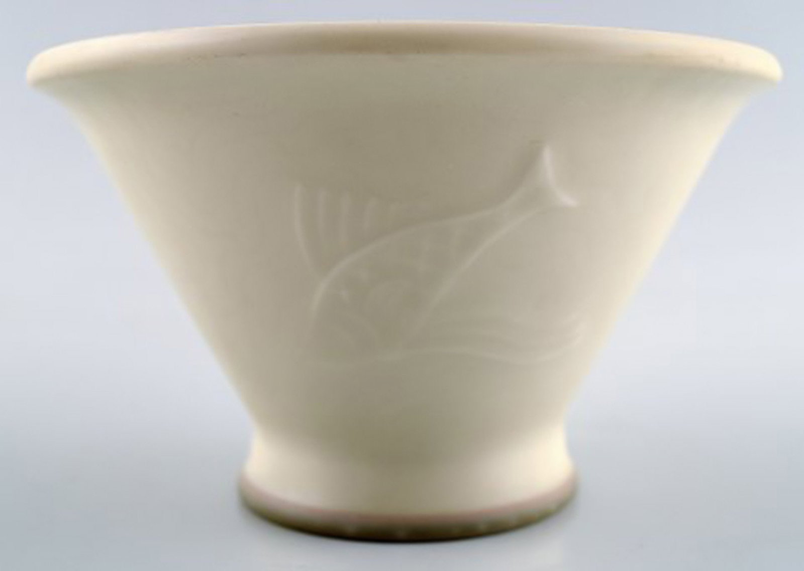 Art deco vase in porcelain, B&G, Bing & Grondahl. - 3