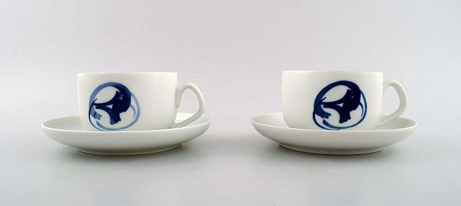 Blue Koppel Bing & Grondahl/ B&G porcelain. 2 sets of Teacup and saucer: Brand: Bing & Grøndahl Blue Koppel Bing & Grondahl/ B&G porcelain. 2 sets of Teacup and saucer Reserve: $28.00 Shipping: Domestic: Shipping rates are determined by destination International: