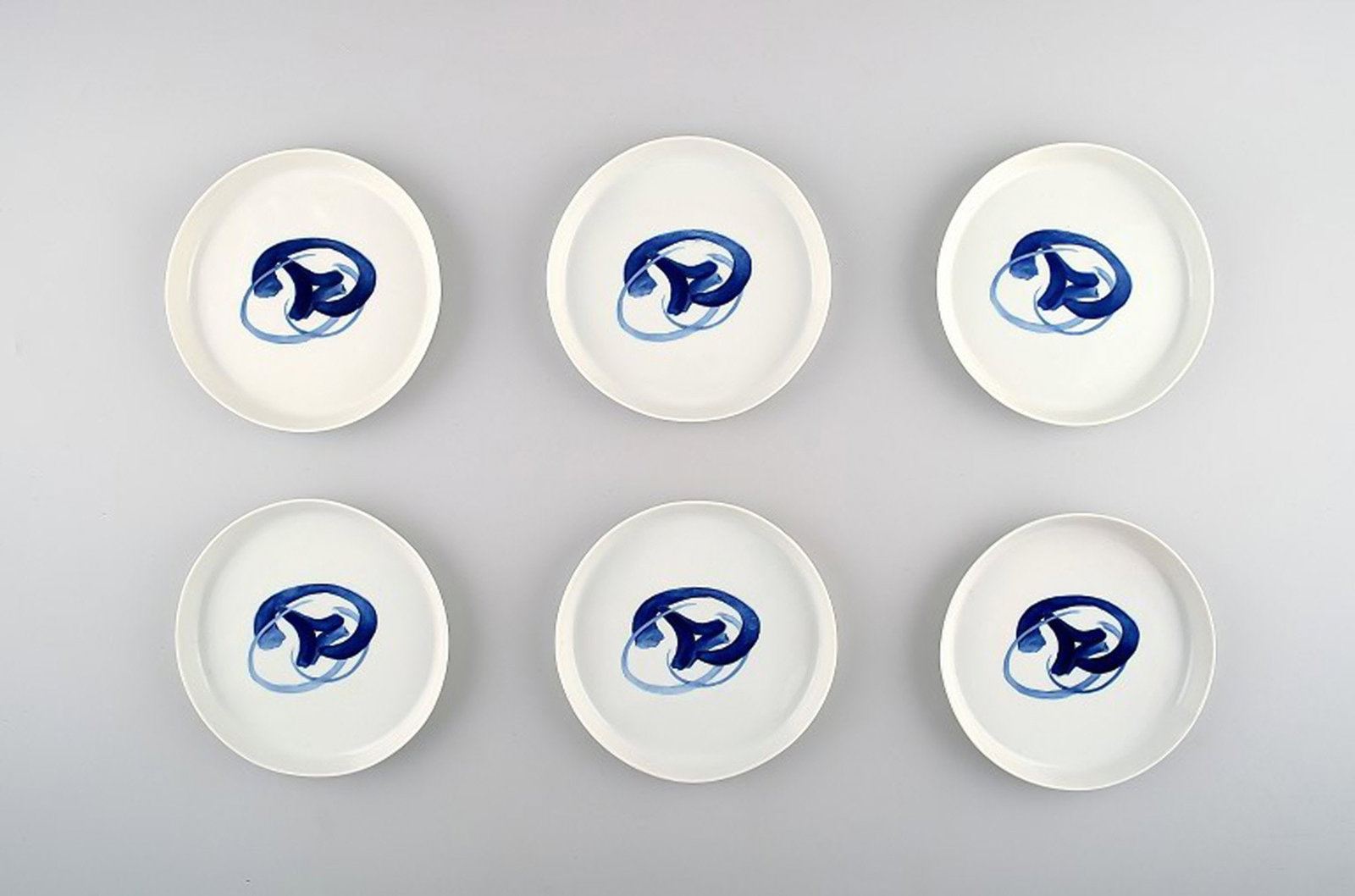 Bing & Grondahl Blue Koppel. Round bottle holders / small platters # 361. 6 pcs. in stock.: Brand: Bing & Grøndahl Bing & Grondahl Blue Koppel. Round bottle holders / small platters # 361. 6 pcs. in stock. Reserve: $35.00 Shipping: Domestic: Shipping rates are determined by destination