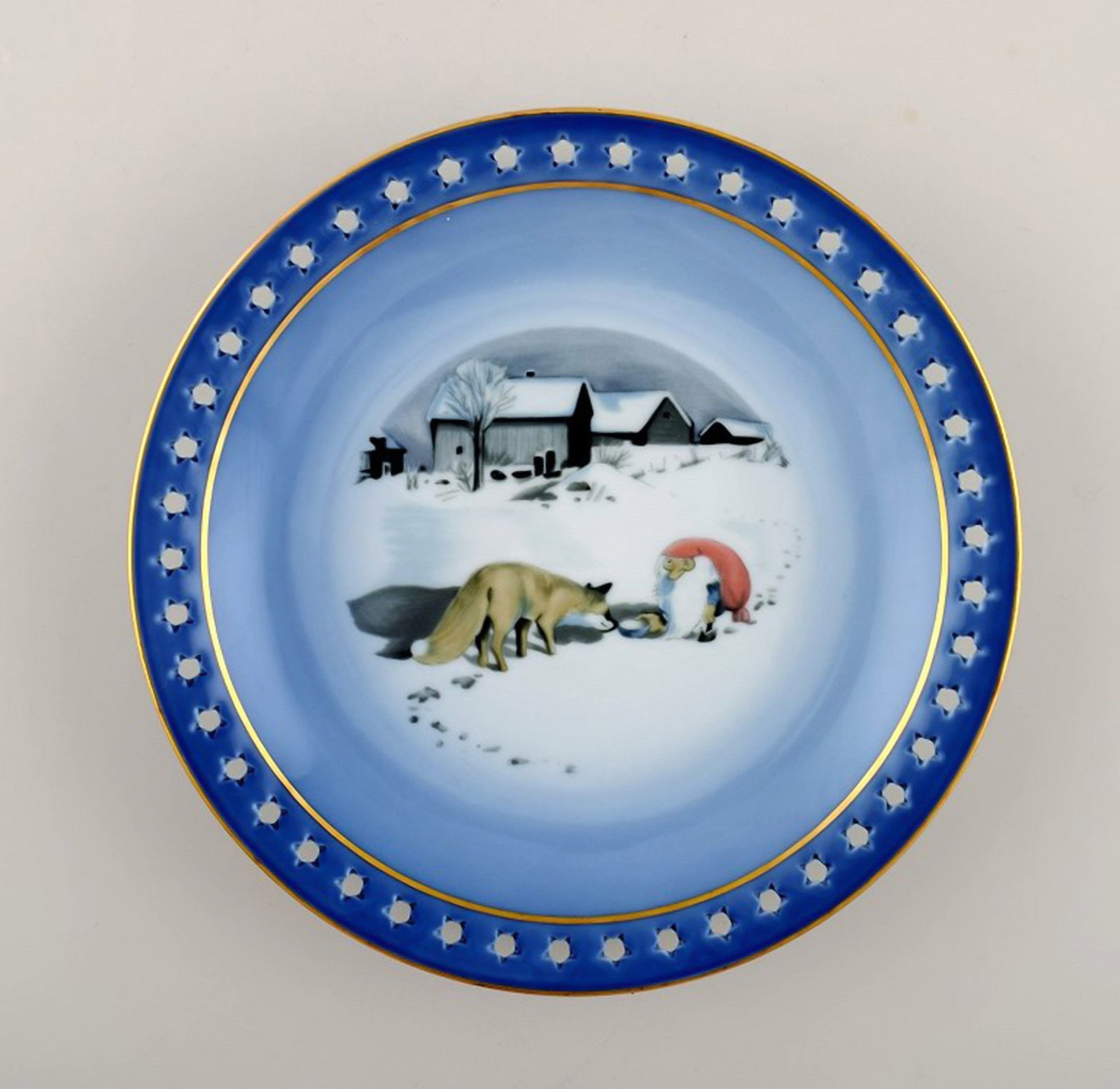 B & G (Bing & Grondahl), Christmas service, Harald Wiberg. Plate.: Brand: Bing & Grøndahl B & G (Bing & Grondahl), Christmas service, Harald Wiberg. Plate. Reserve: $42.00 Shipping: Domestic: Shipping rates are determined by destination International: Foreign
