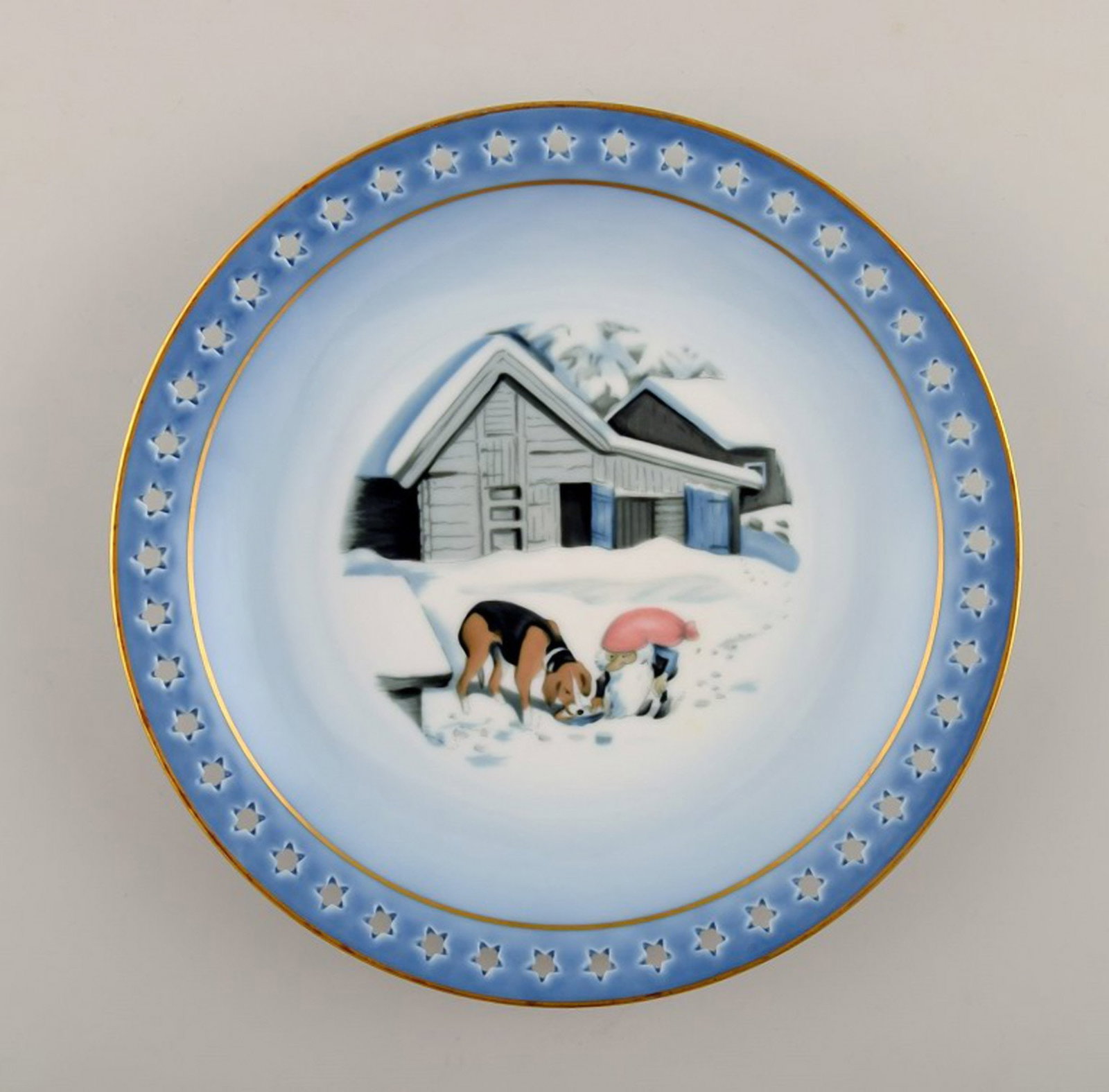 B & G (Bing & Grondahl), Christmas service, Harald Wiberg. Plate.: Brand: Bing & Grøndahl B & G (Bing & Grondahl), Christmas service, Harald Wiberg. Plate. Reserve: $42.00 Shipping: Domestic: Shipping rates are determined by destination International: Foreign