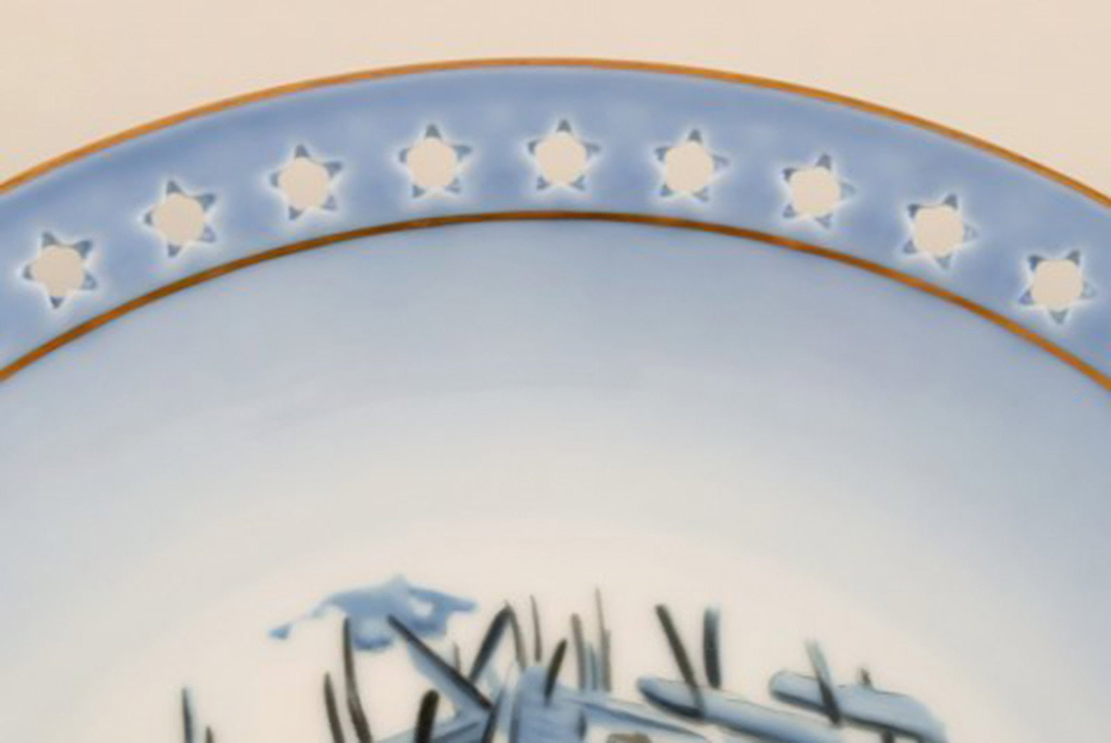 B & G (Bing & Grondahl), Christmas service, Harald Wiberg. Plate. - 3