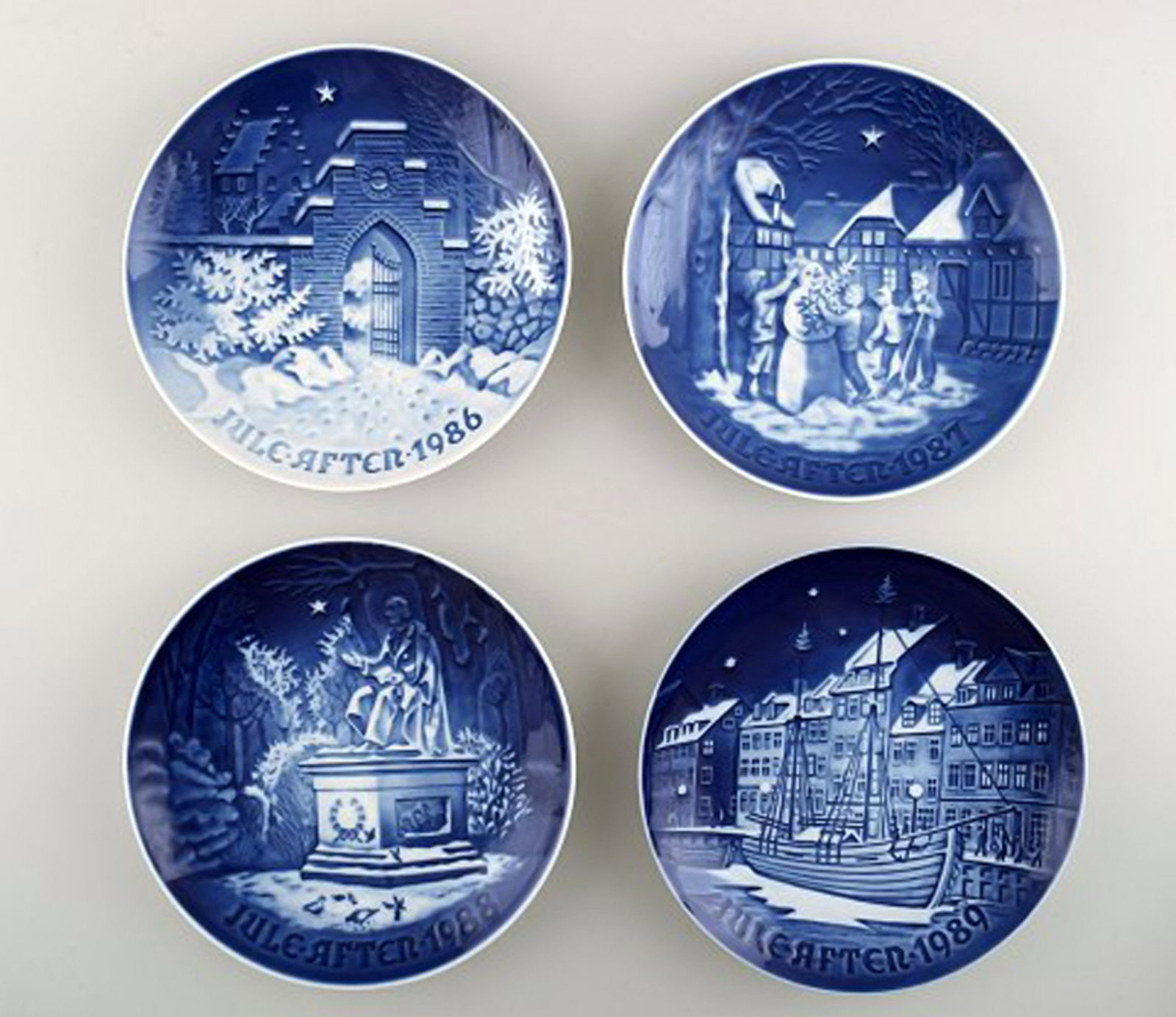 13 Bing & Grondahl Christmas Plates 1980-92. - 3