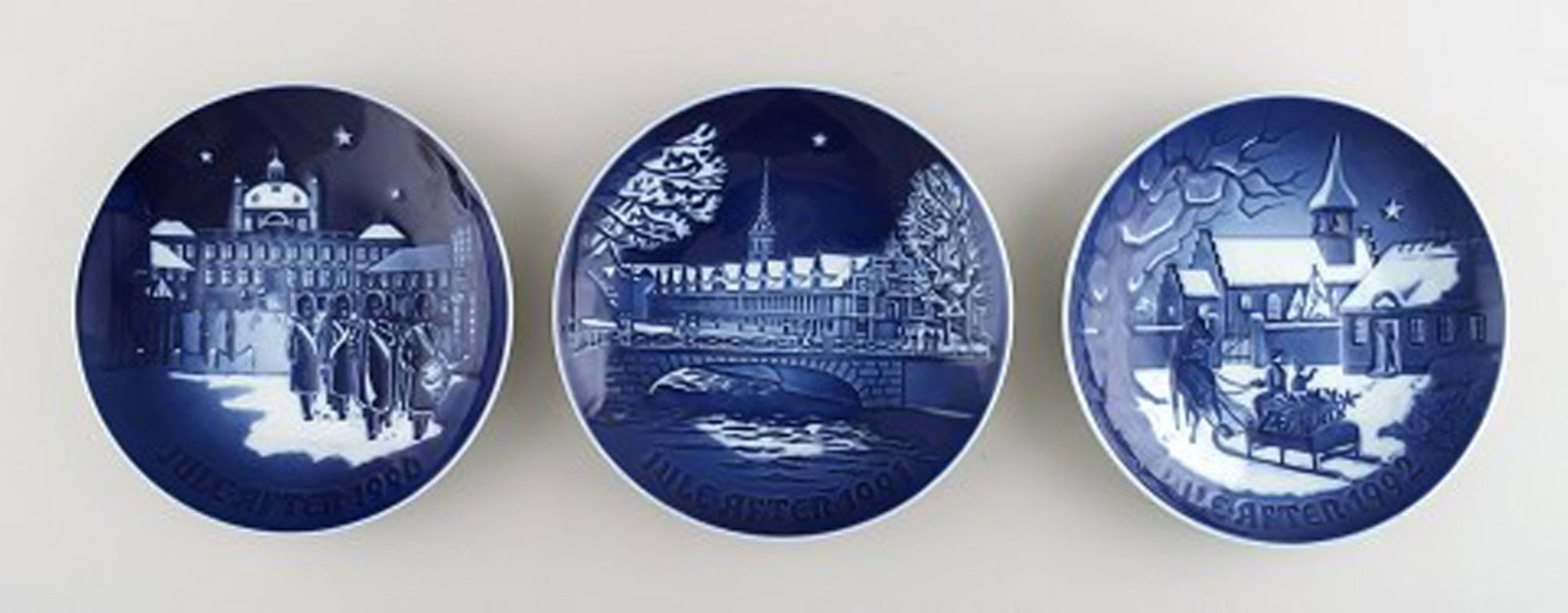 13 Bing & Grondahl Christmas Plates 1980-92. - 4