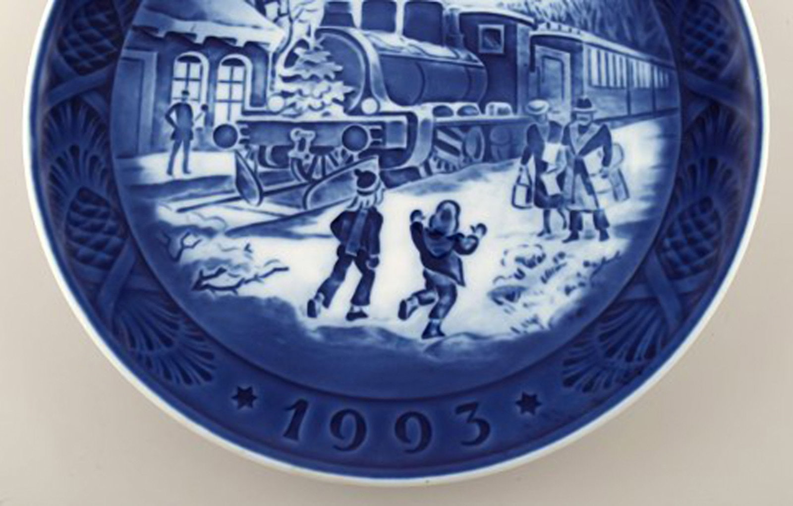 Royal Copenhagen, Christmas plate from 1993. - 3