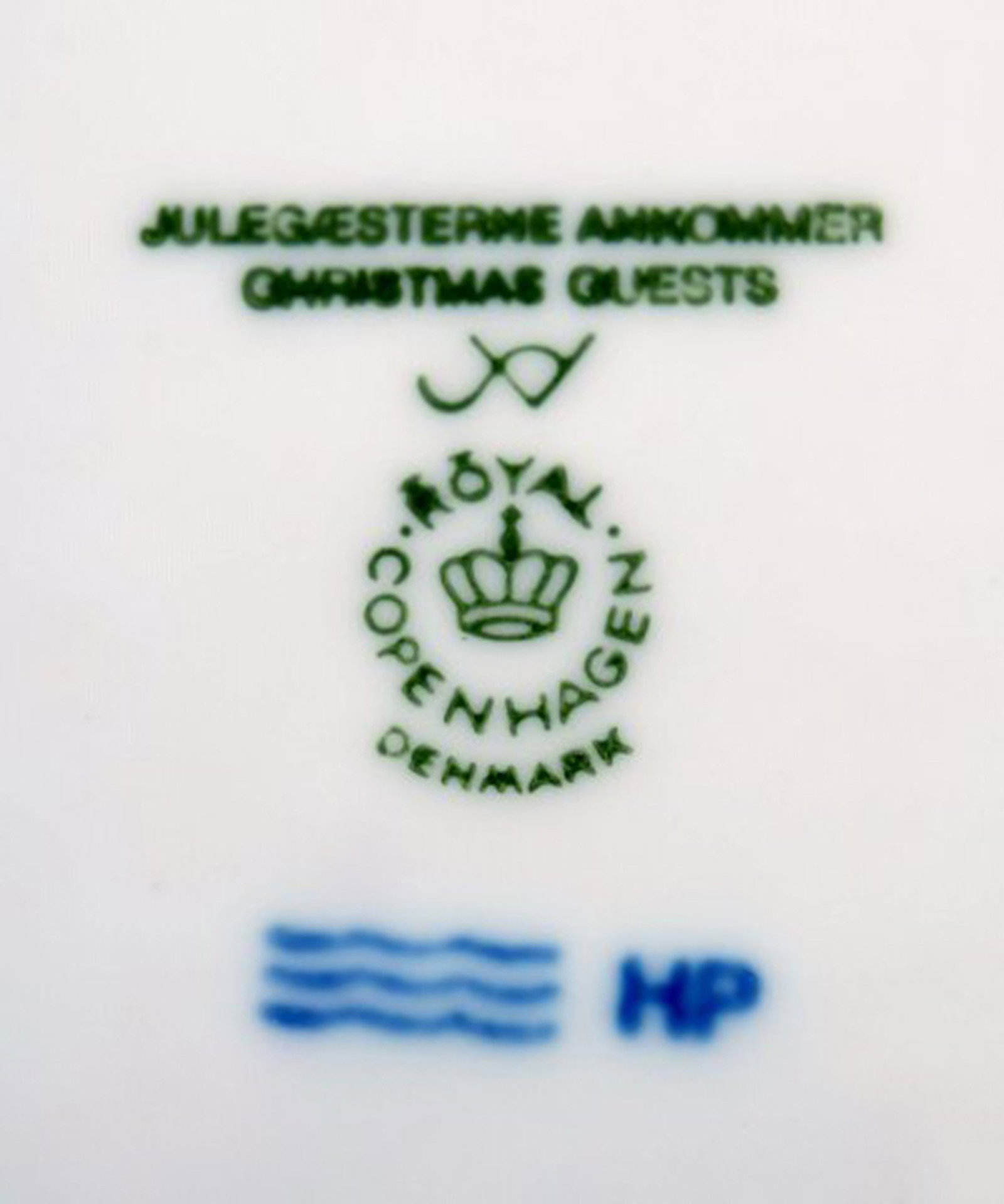 Royal Copenhagen, Christmas plate from 1993. - 4