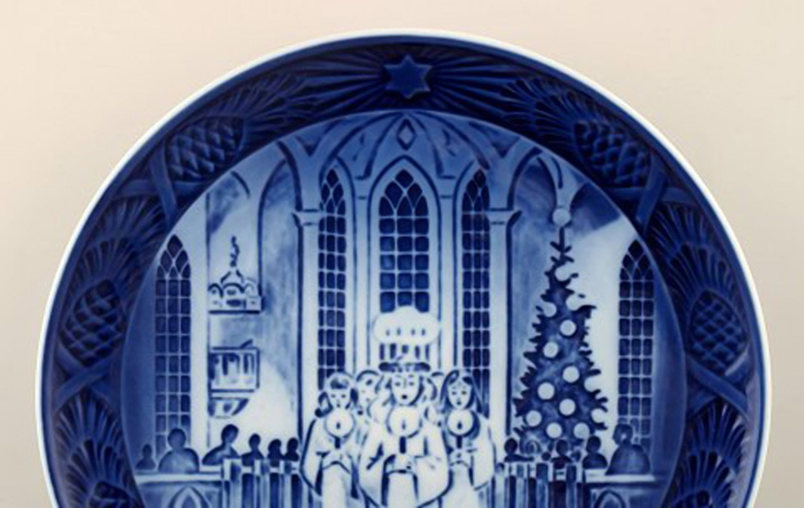 Royal Copenhagen, Christmas plate from 1991. - 2