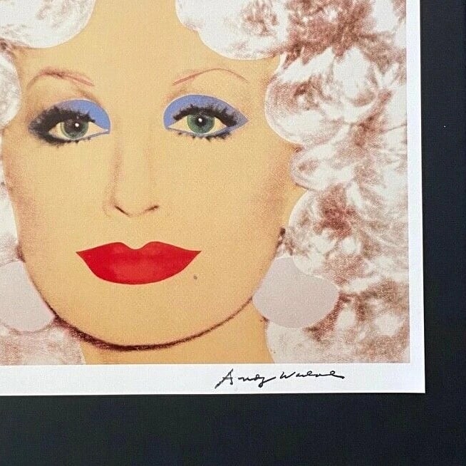 ANDY WARHOL x DOLLY PARTON ICONIC VINTAGE PRINT – SIGNED MOUNTED & FRAMED! - 3