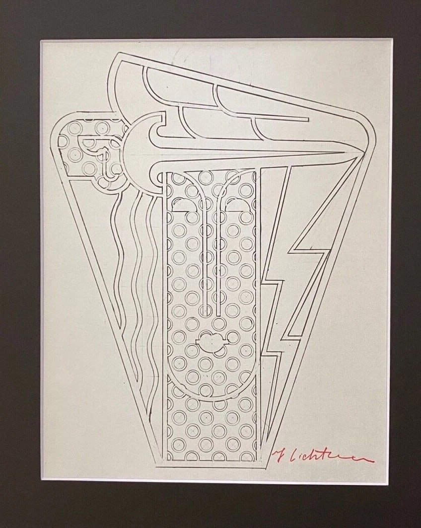 Roy Lichtenstein | Vintage 1970 Signed | Matted & Framed Offset Lithograph - 2