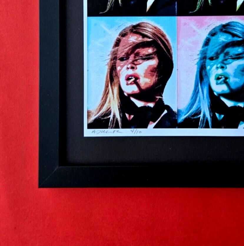 ALEXANDER DULAC | BRIGITTE BARDOT Hand Signed Print Edition of 10 COA - 3