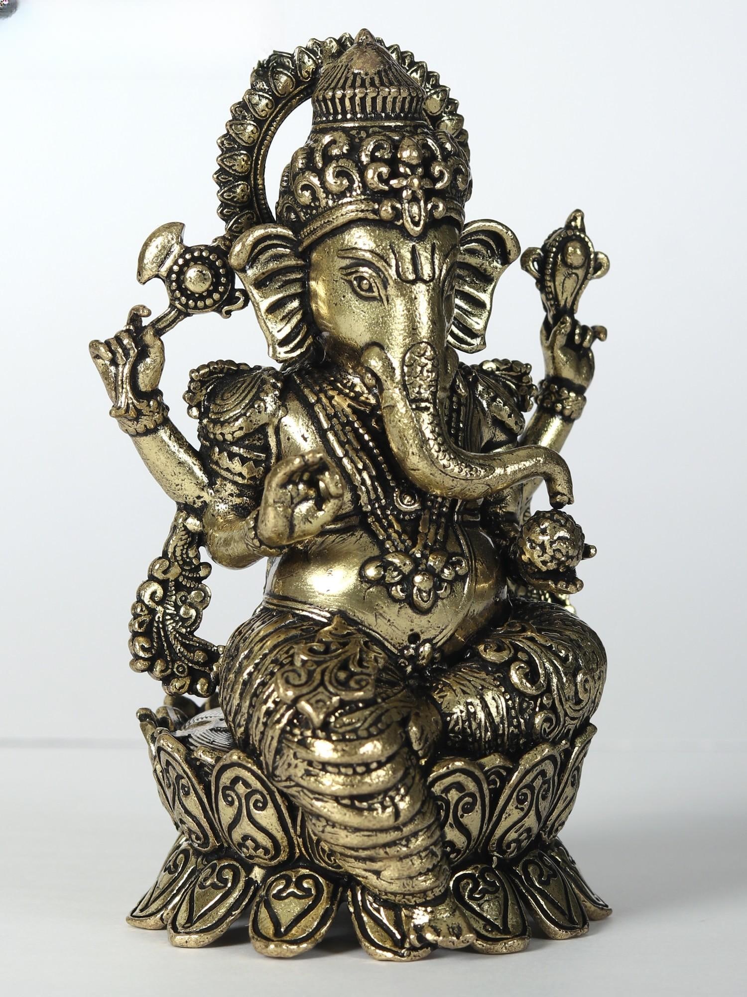 3" Attractive Superfine Lord Ganesha Statue - 2