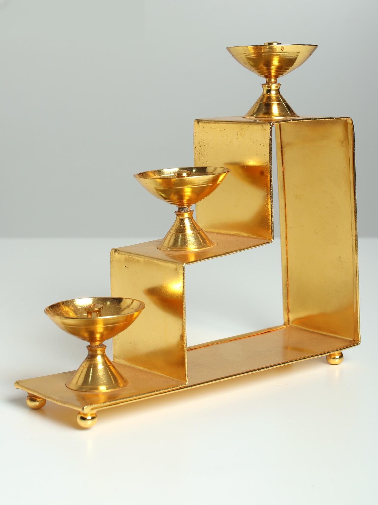 Lamps on Multi Steps Stair Stand - 2