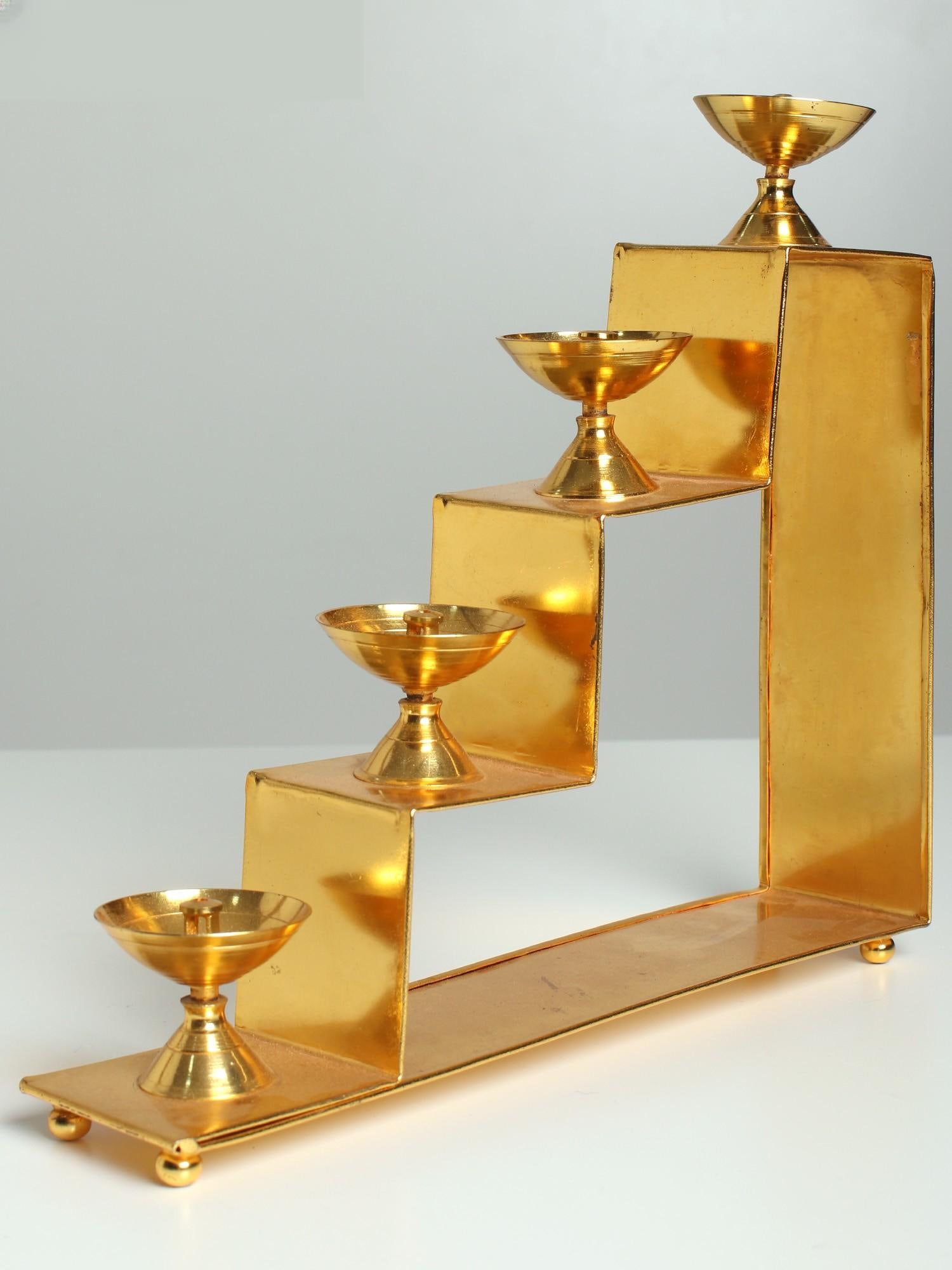 Lamps on Multi Steps Stair Stand (1 of 2)