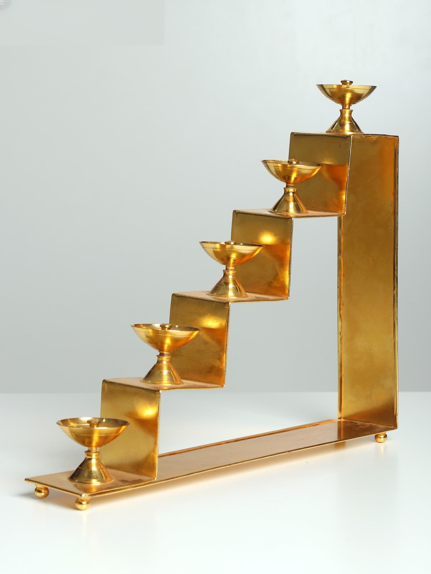 Lamps on Multi Steps Stair Stand (1 of 2)