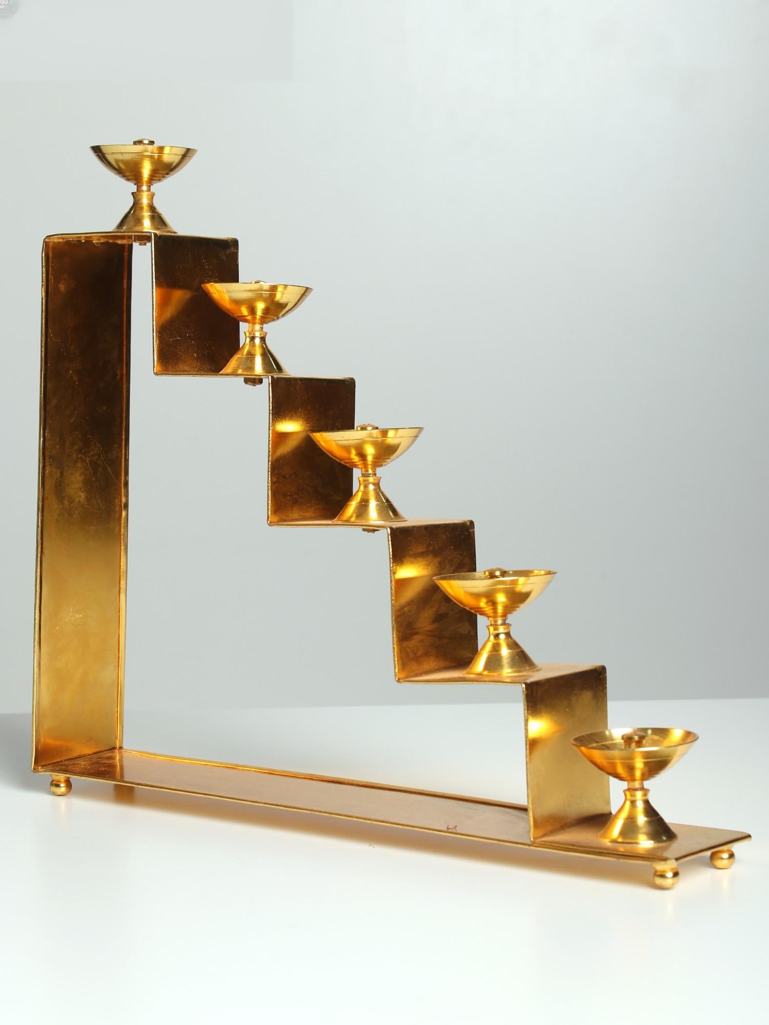 Lamps on Multi Steps Stair Stand - 2
