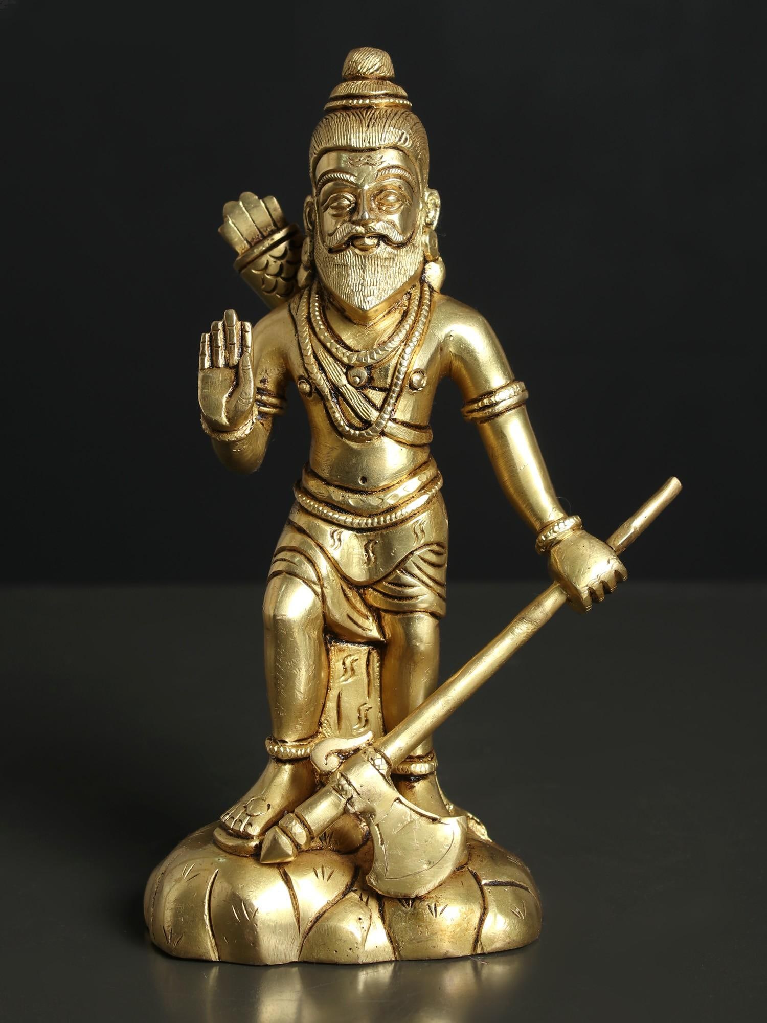 7" Lord Parashurama | Brass Statue (1 of 2)