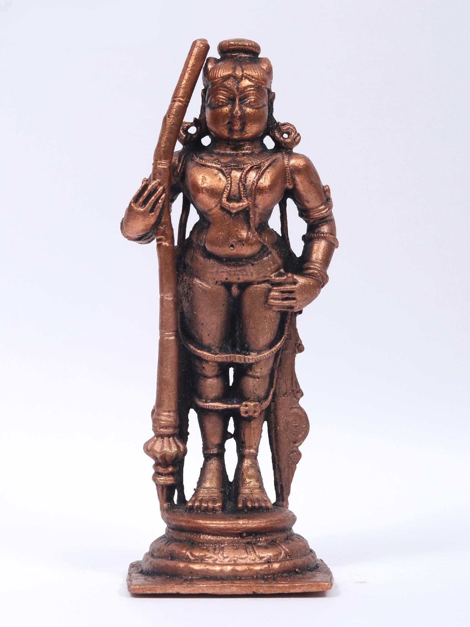 5" Small Udupi Krishna | Copper Statue: Title: 5" Small Udupi Krishna | Copper Statue Description: Additional Information: Small Sized Statues Reserve: $103.00 Shipping: Domestic: Flat-rate of $11.00 to anywhere within the contiguous U.S. I