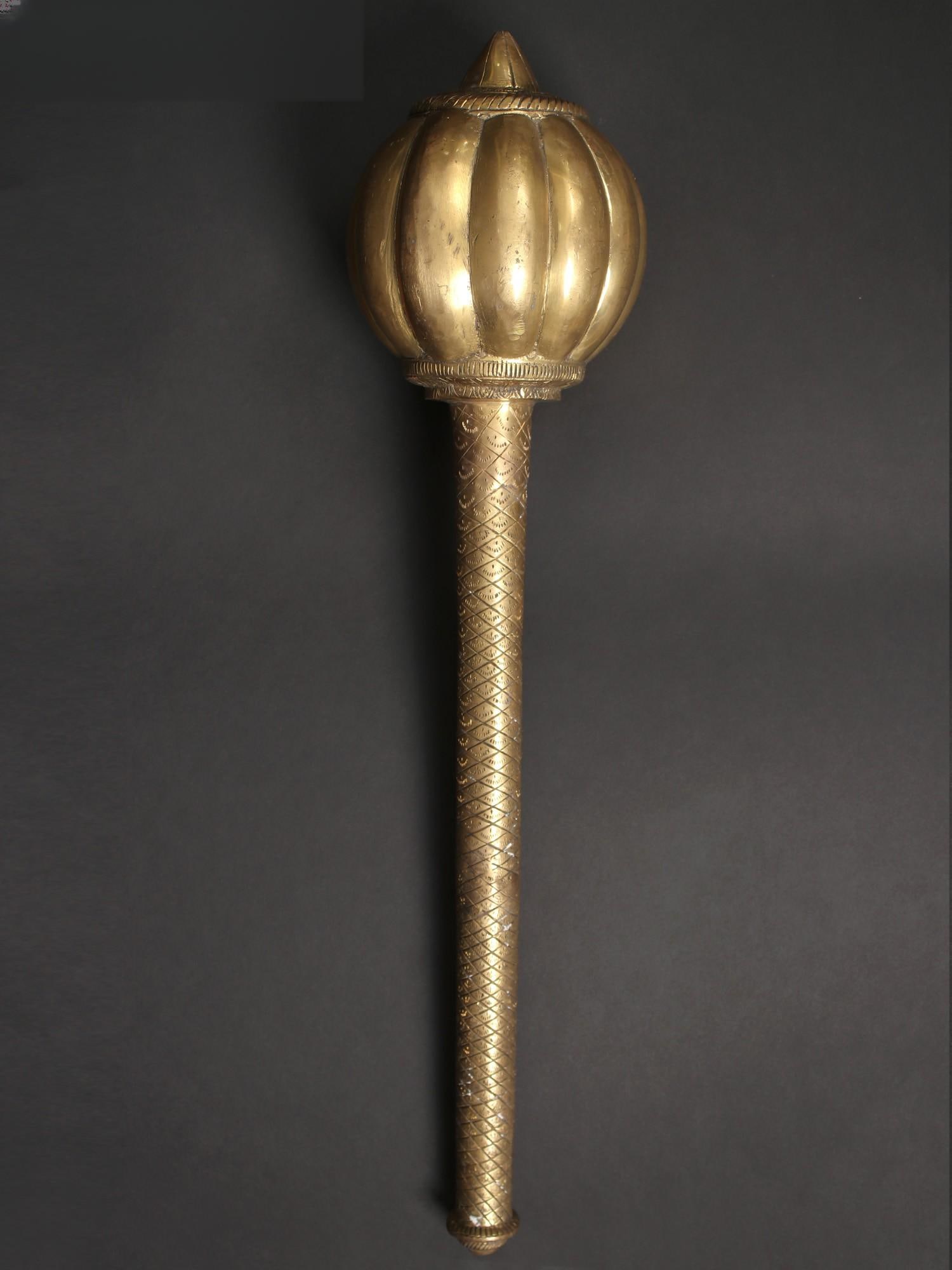 29" Brass Mace (Gada) - Weapon of Lord Hanuman (1 of 2)