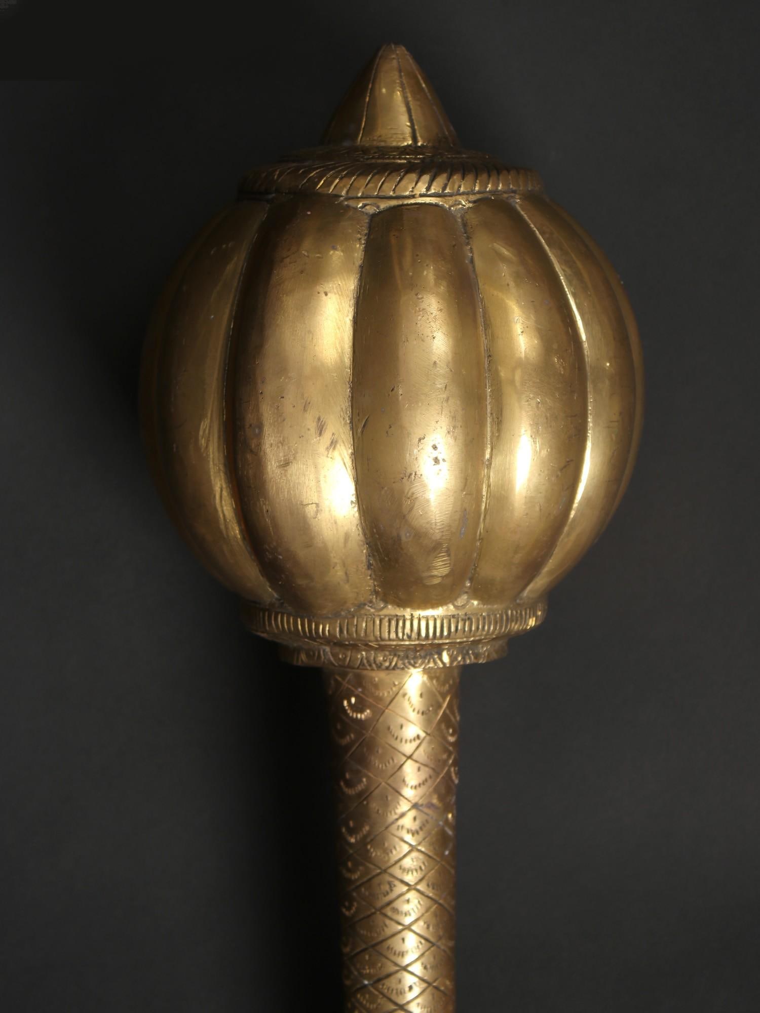 29" Brass Mace (Gada) - Weapon of Lord Hanuman - 2