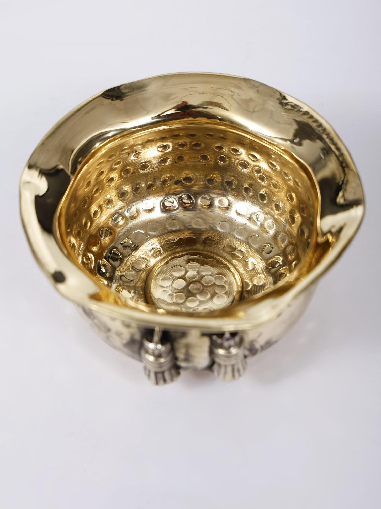 4" Ritual Bowl in Brass - 2