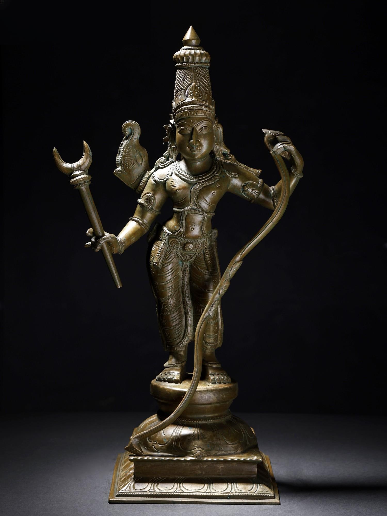 19" Lord Rama Bronze Statue (1 of 2)