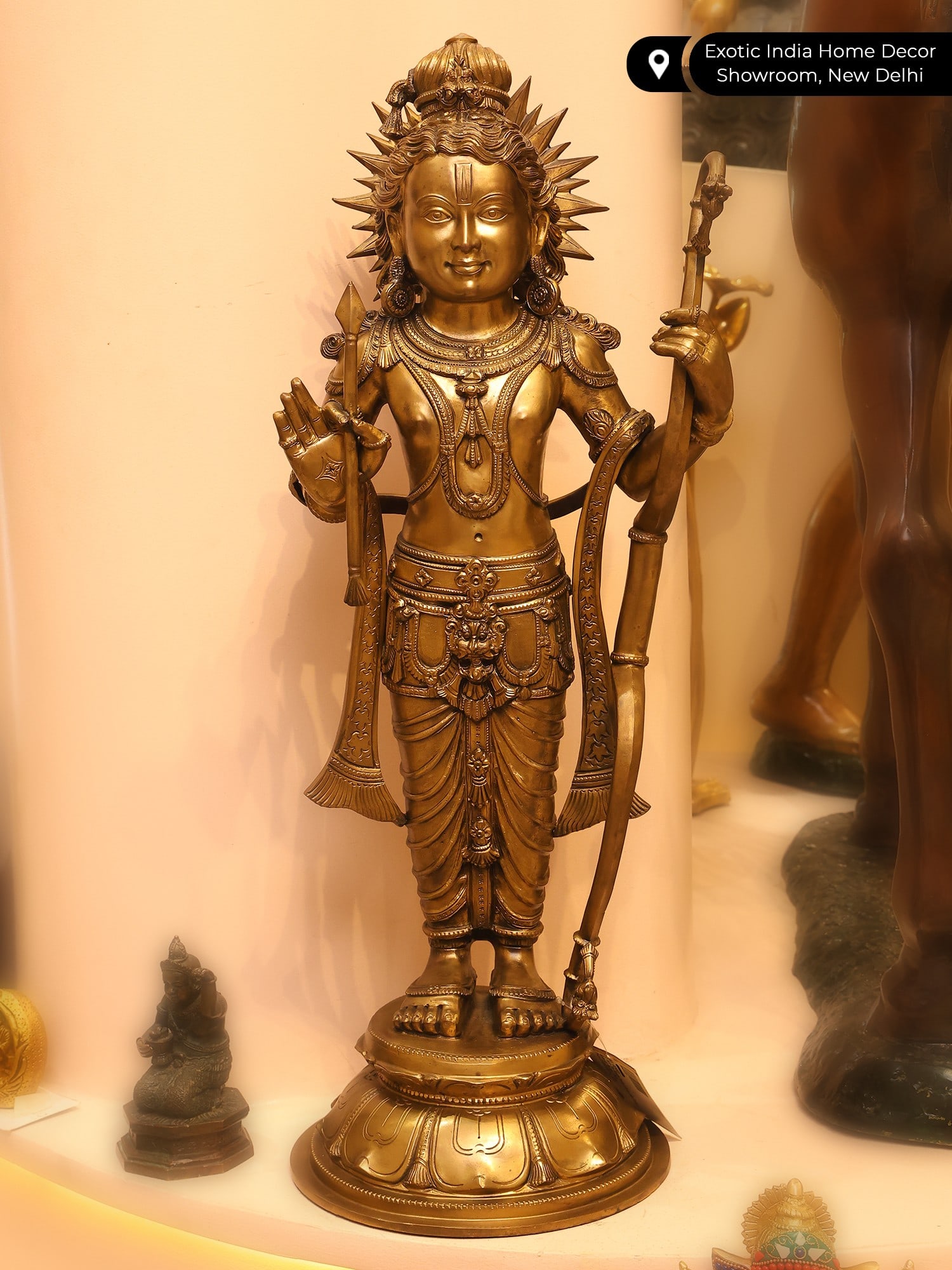 The Nearly Perfect Ram Lalla Bronze Statue - 2