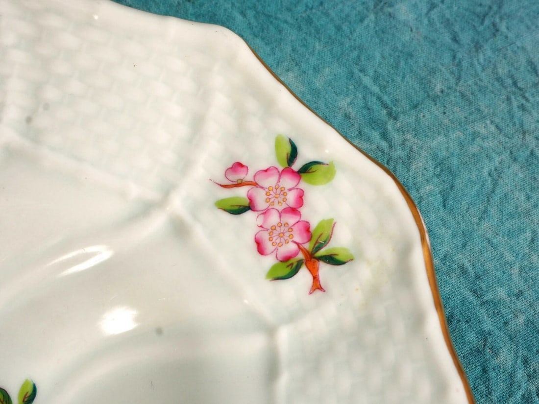 Herend PT Pattern 1142 Hungary FISH Meat Serving Tray Platter - 2