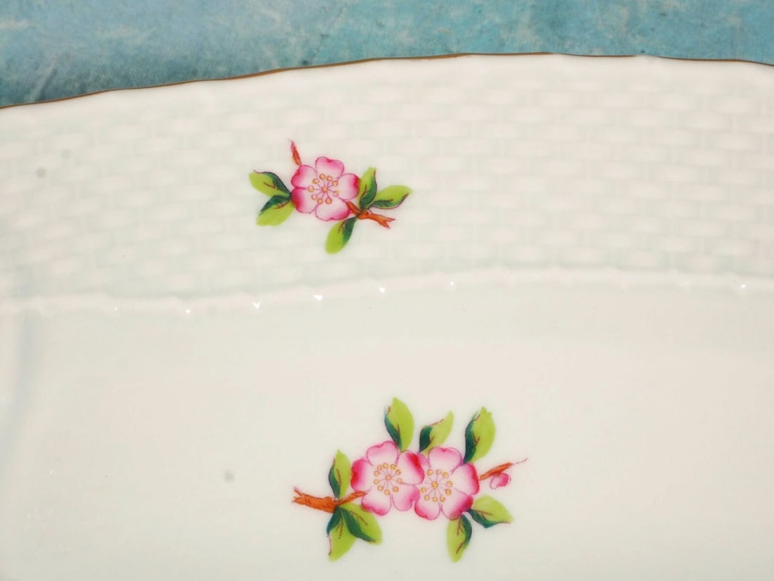 Herend PT Pattern 1142 Hungary FISH Meat Serving Tray Platter - 4