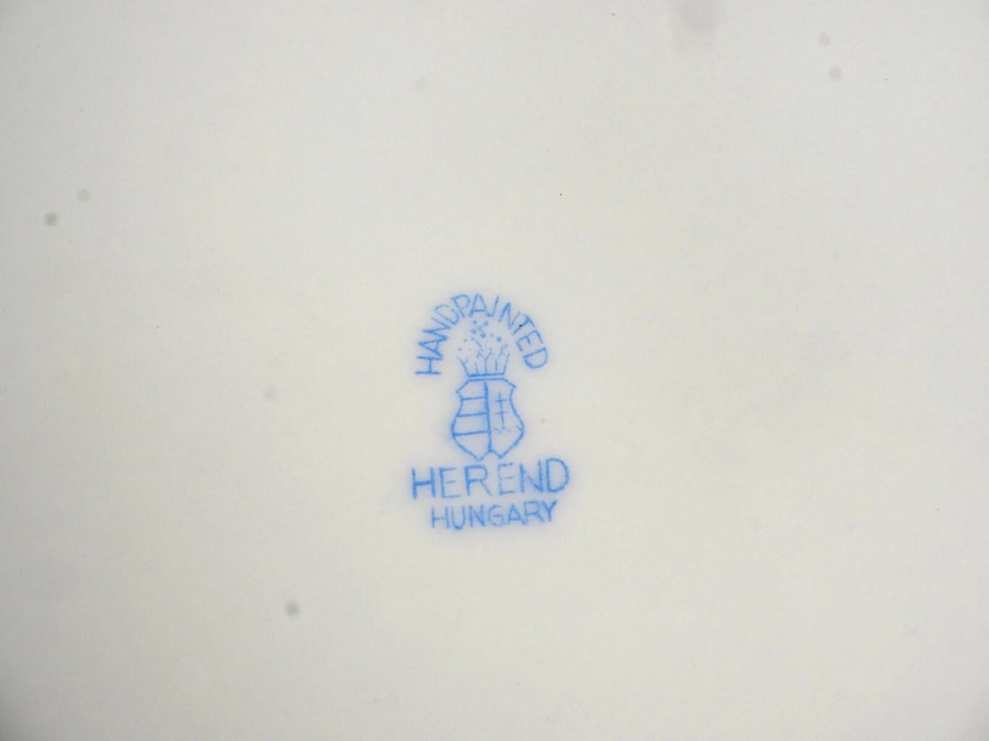 Herend Porcelain Hungary Square Tray Dragon UNIQUE circa 1915 OOAK - 7