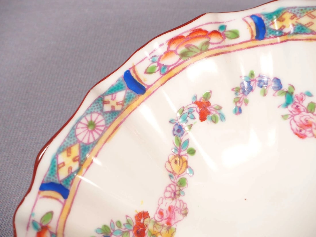 Minton Rose Antique Older Candy Nut Dish Bowl Tray England A4807 - 2