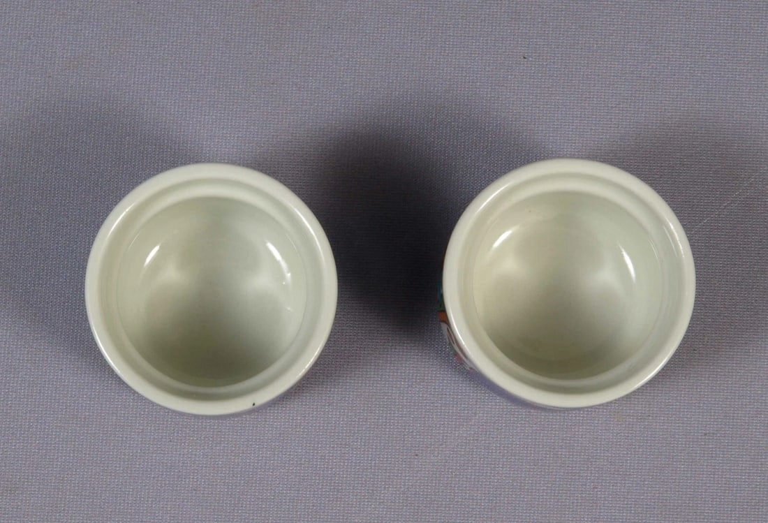 Villeroy & Boch Acapulco 2 TWO Egg Cup Holder set DISH LUXEMBOURG Vintage - 2