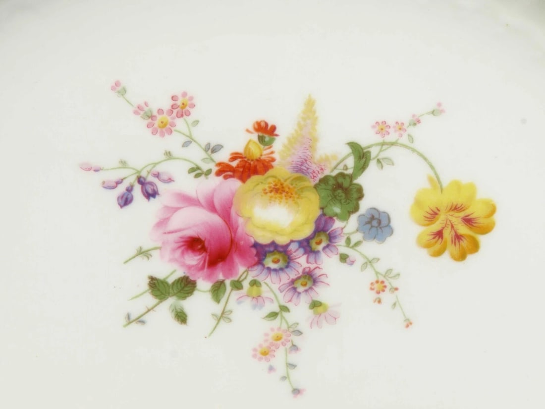 Royal Crown Derby ASHBY England Vintage Posies Meat Turkey Serving Platter - 2